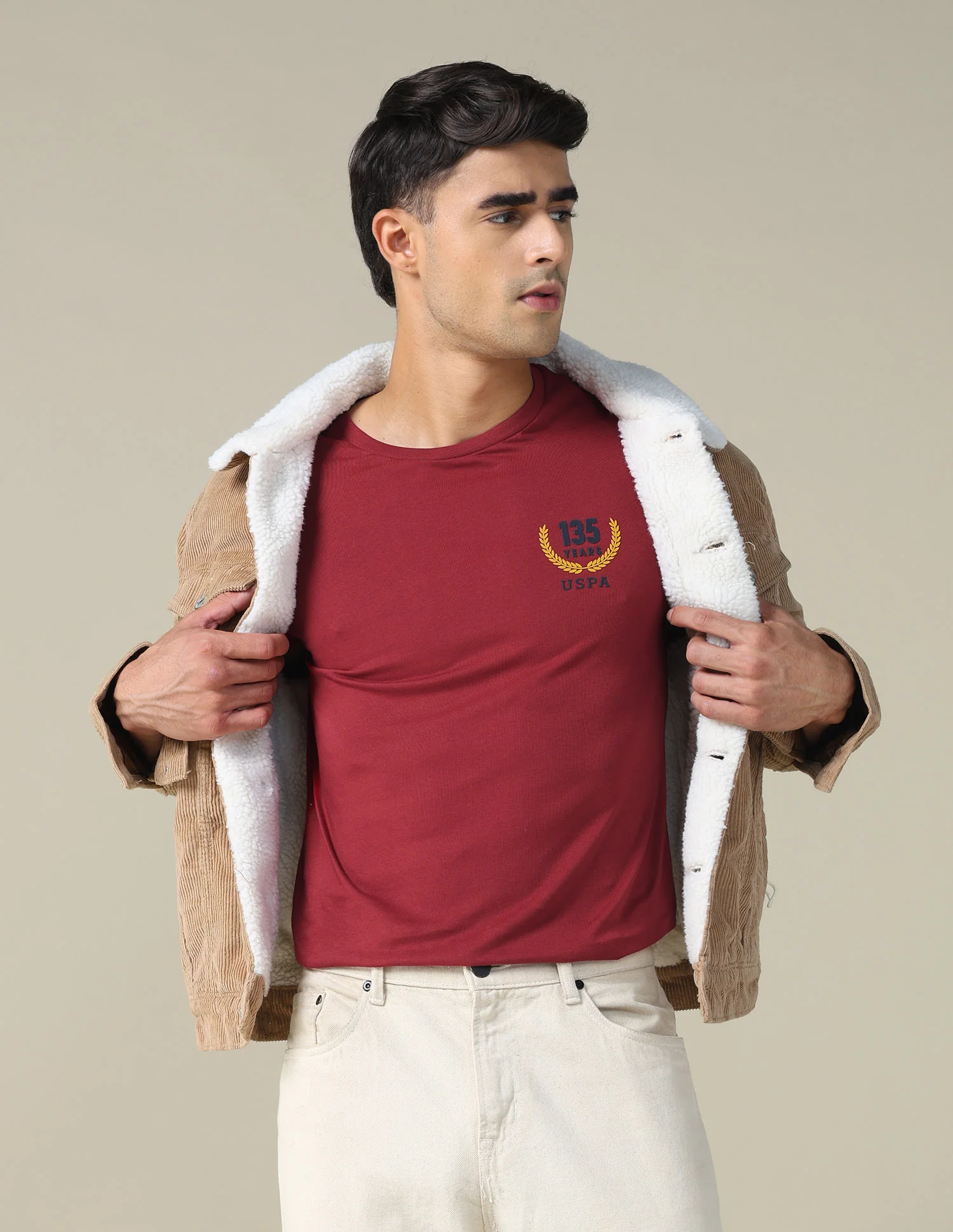 Regular Fit Solid T-shirt