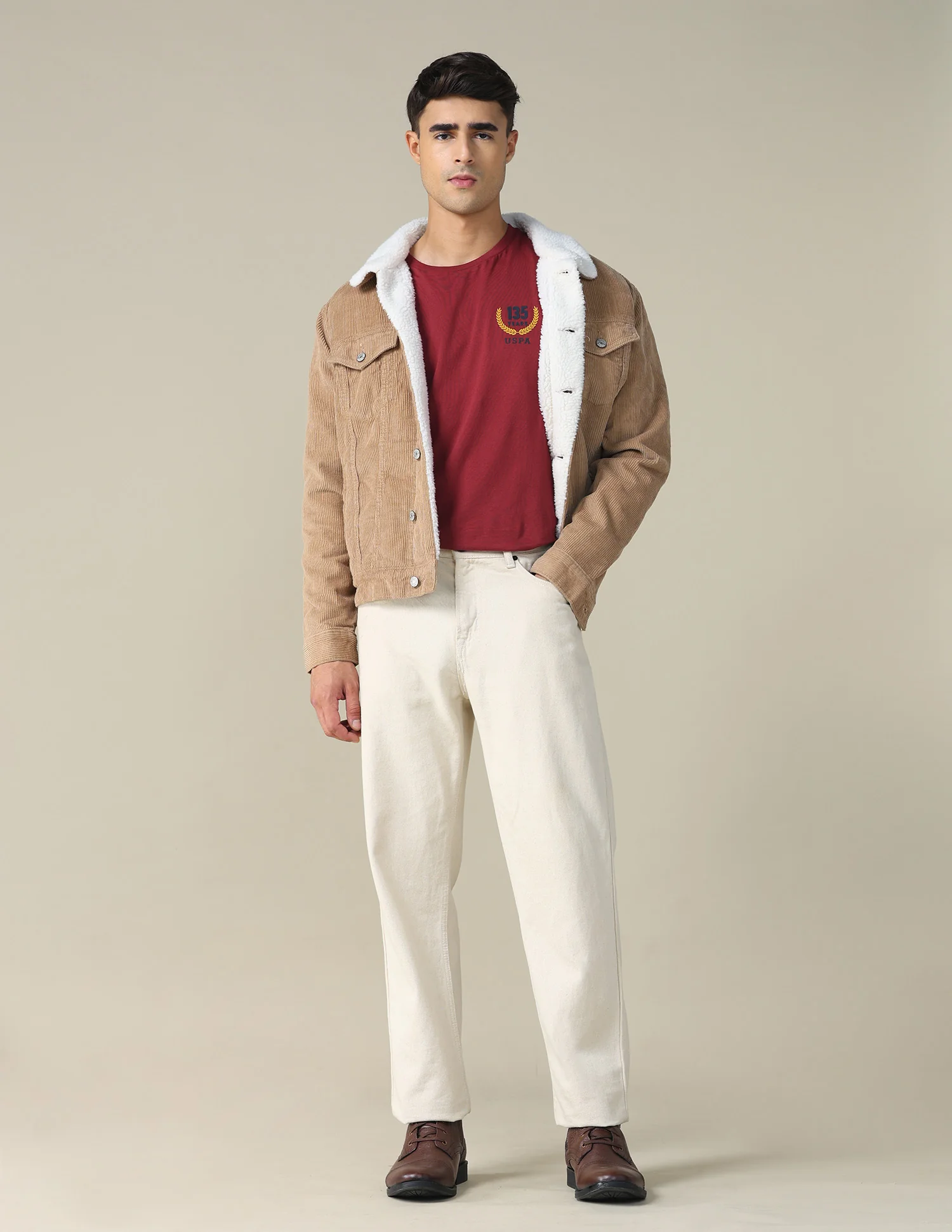 Regular Fit Solid T-shirt - Image 3