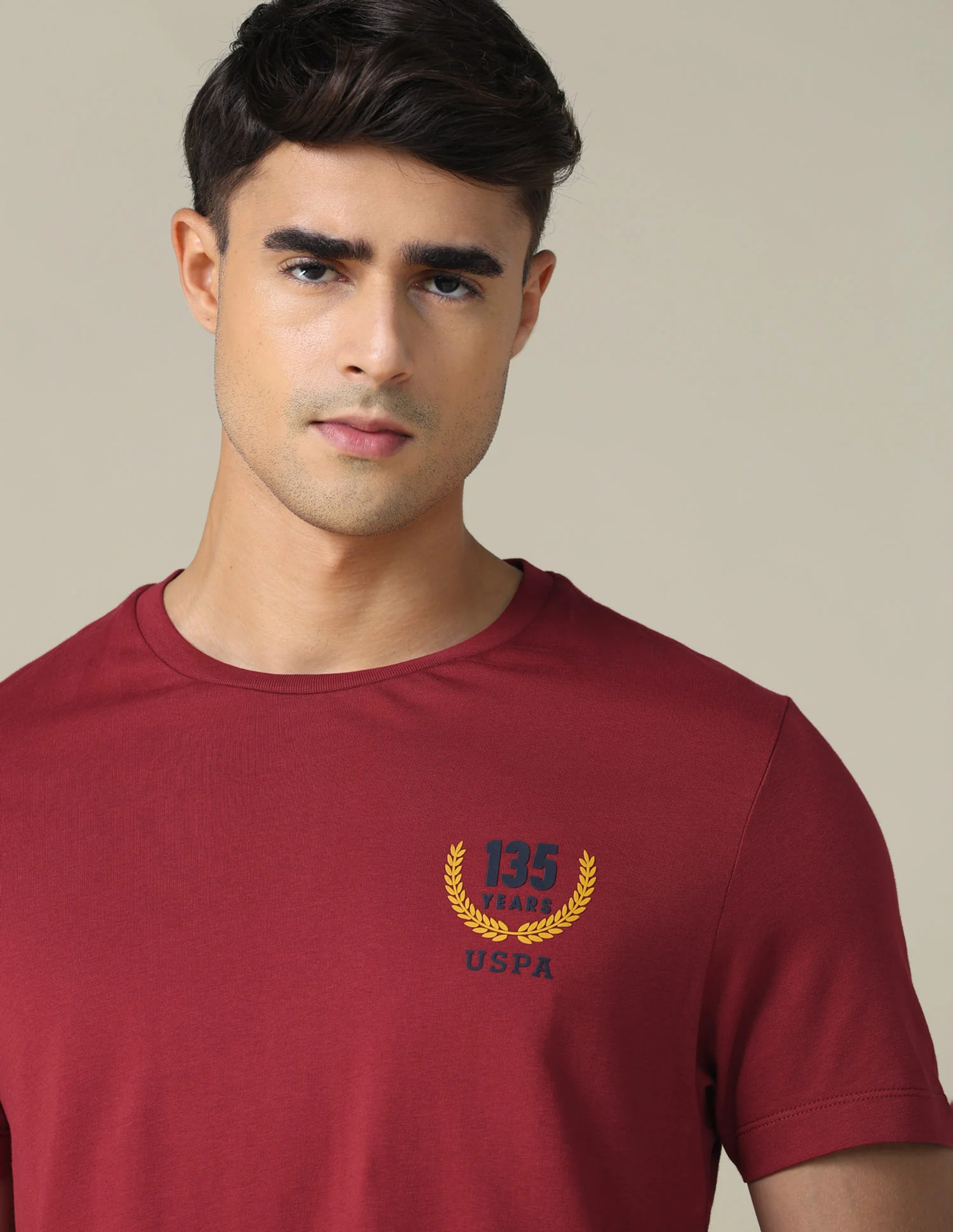 Regular Fit Solid T-shirt - Image 7