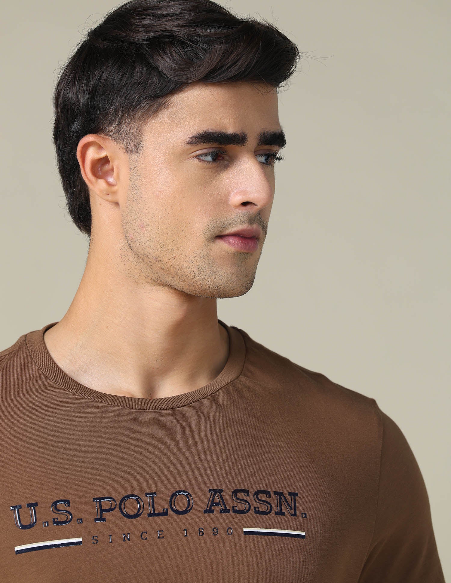 Regular Fit Solid T-shirt - Image 7