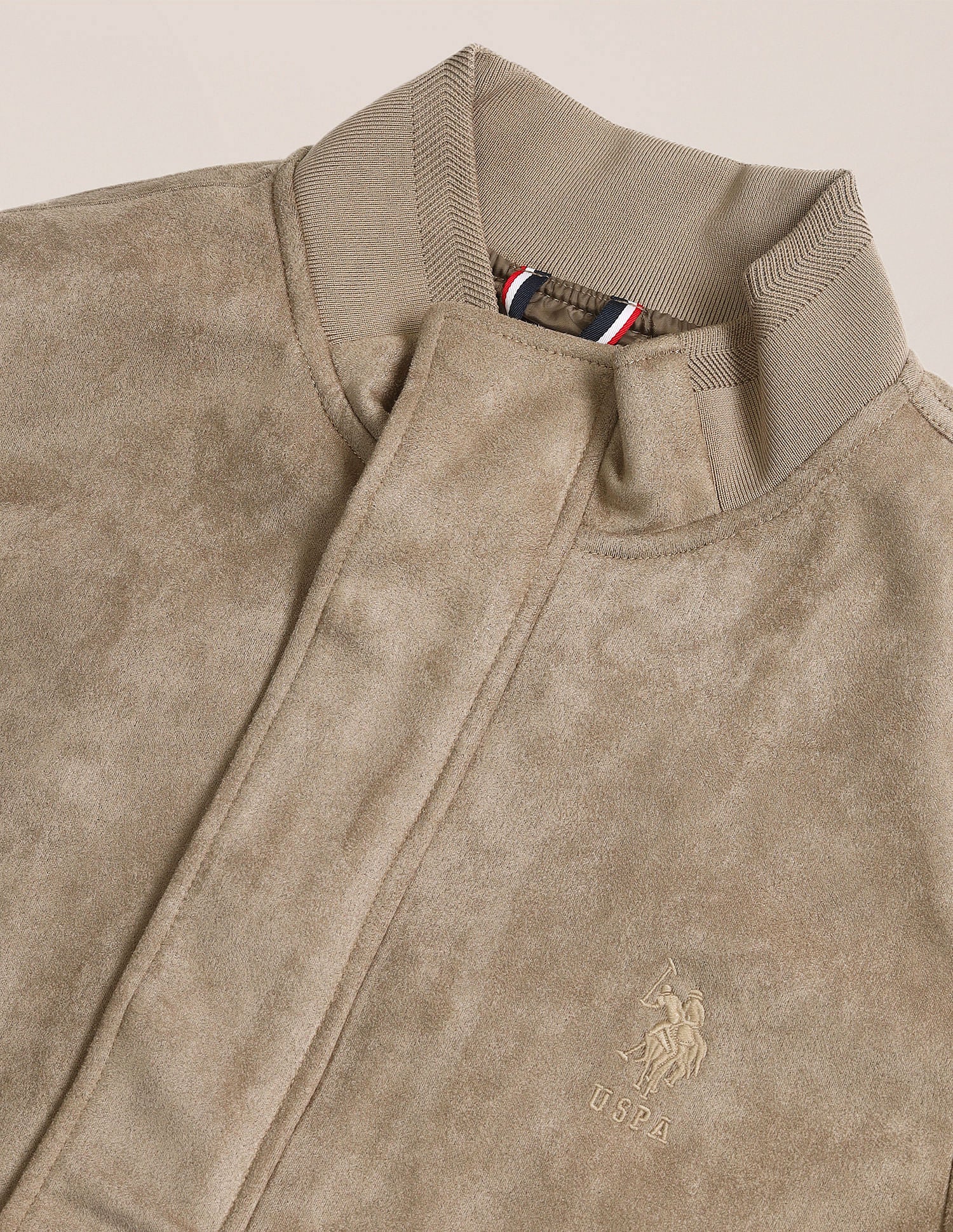 Regular Fit Suede Casual Jacket - Image 2