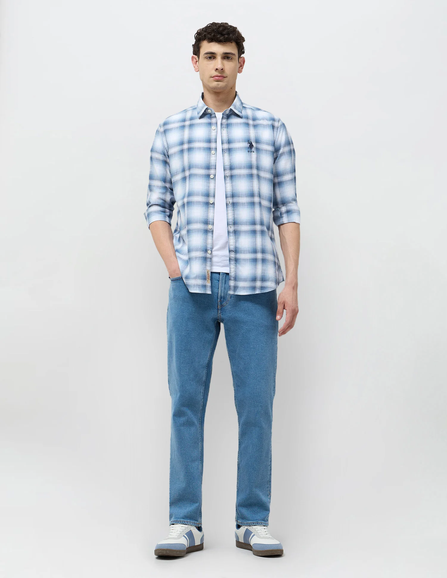 Regular Fit Tartan Checked Shirt - Image 3