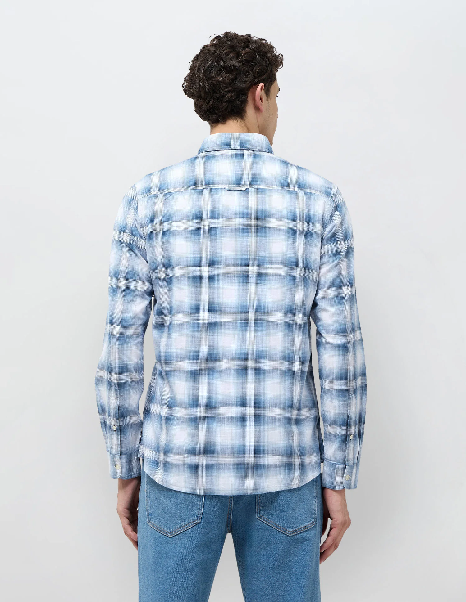 Regular Fit Tartan Checked Shirt - Image 5
