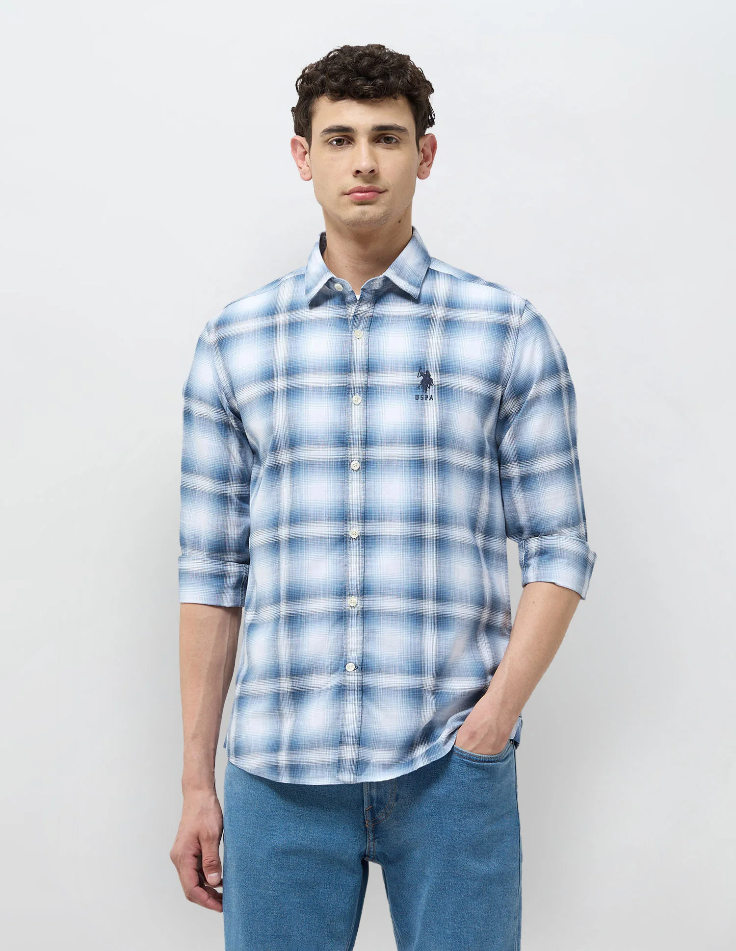 Regular Fit Tartan Checked Shirt - Image 6