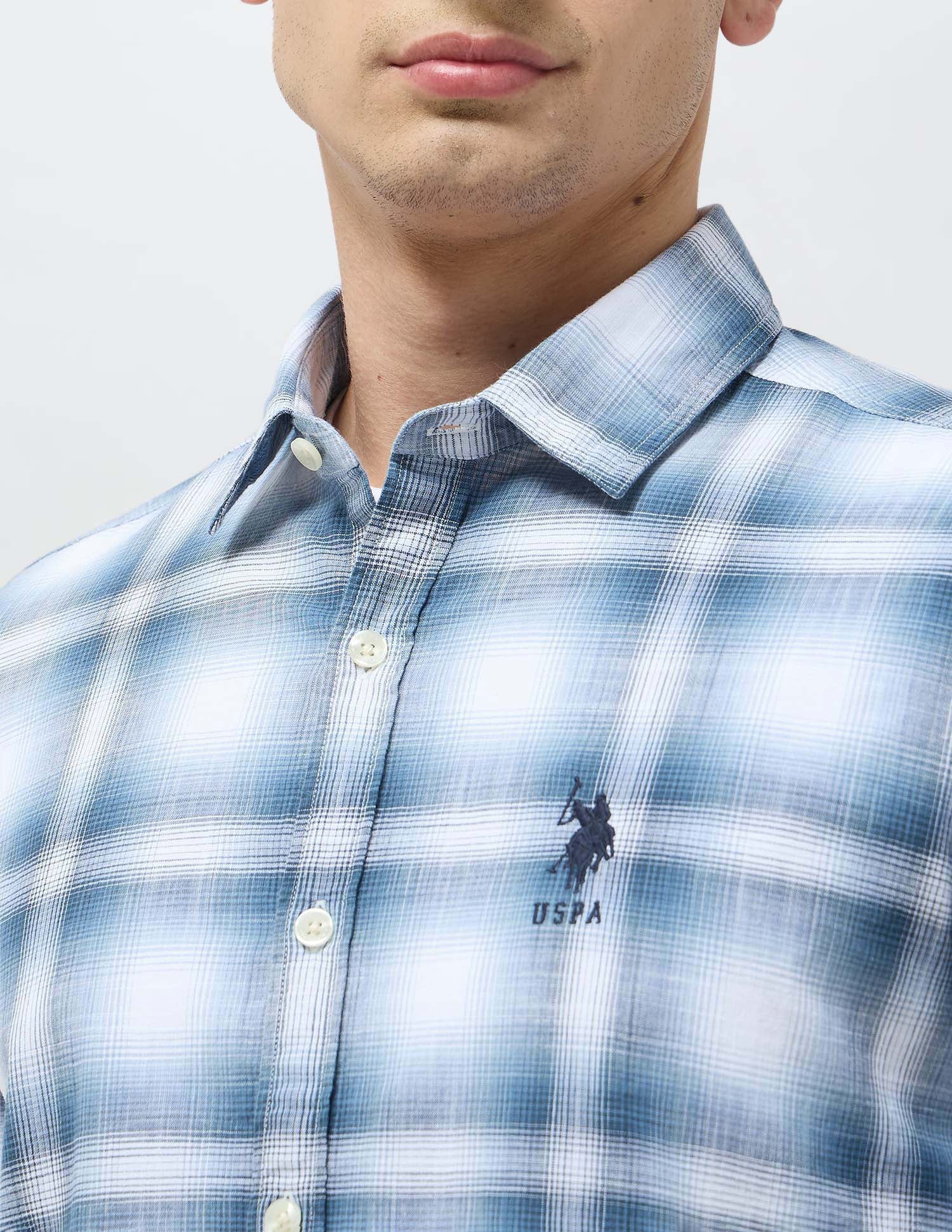 Regular Fit Tartan Checked Shirt - Image 7