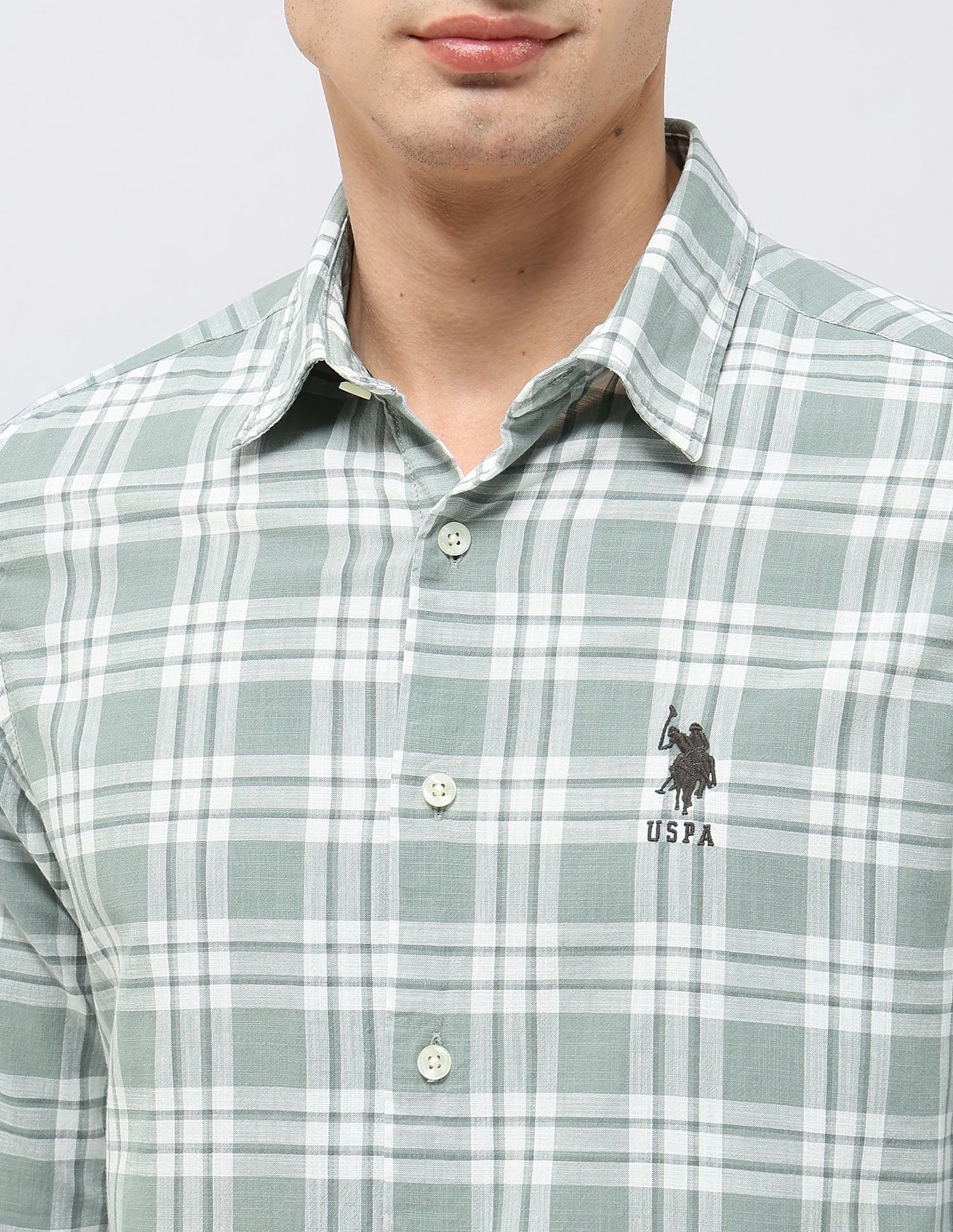 Regular Fit Tartan Checked Shirt - Image 7