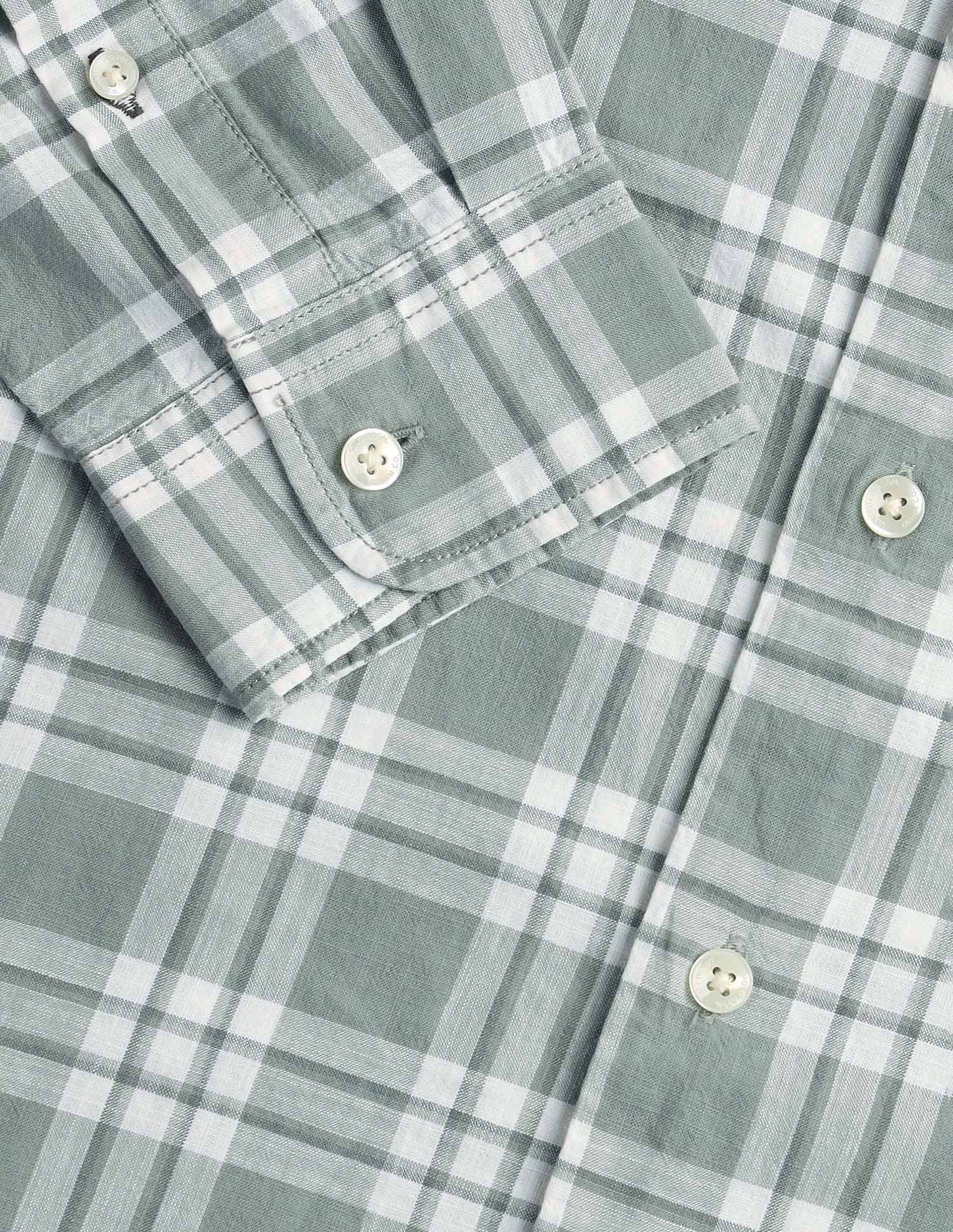 Regular Fit Tartan Checked Shirt - Image 8