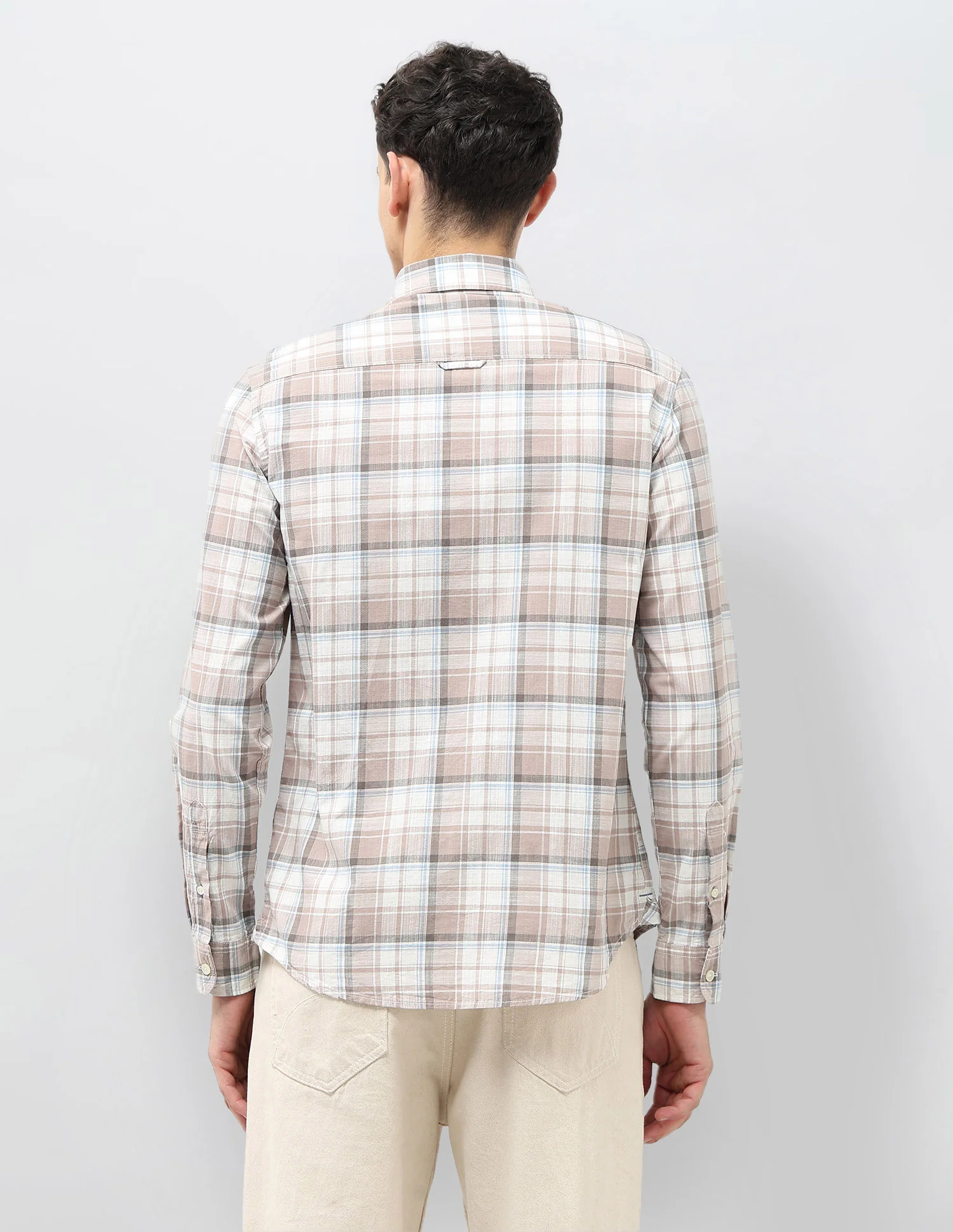 Regular Fit Tartan Checked Shirt - Image 5
