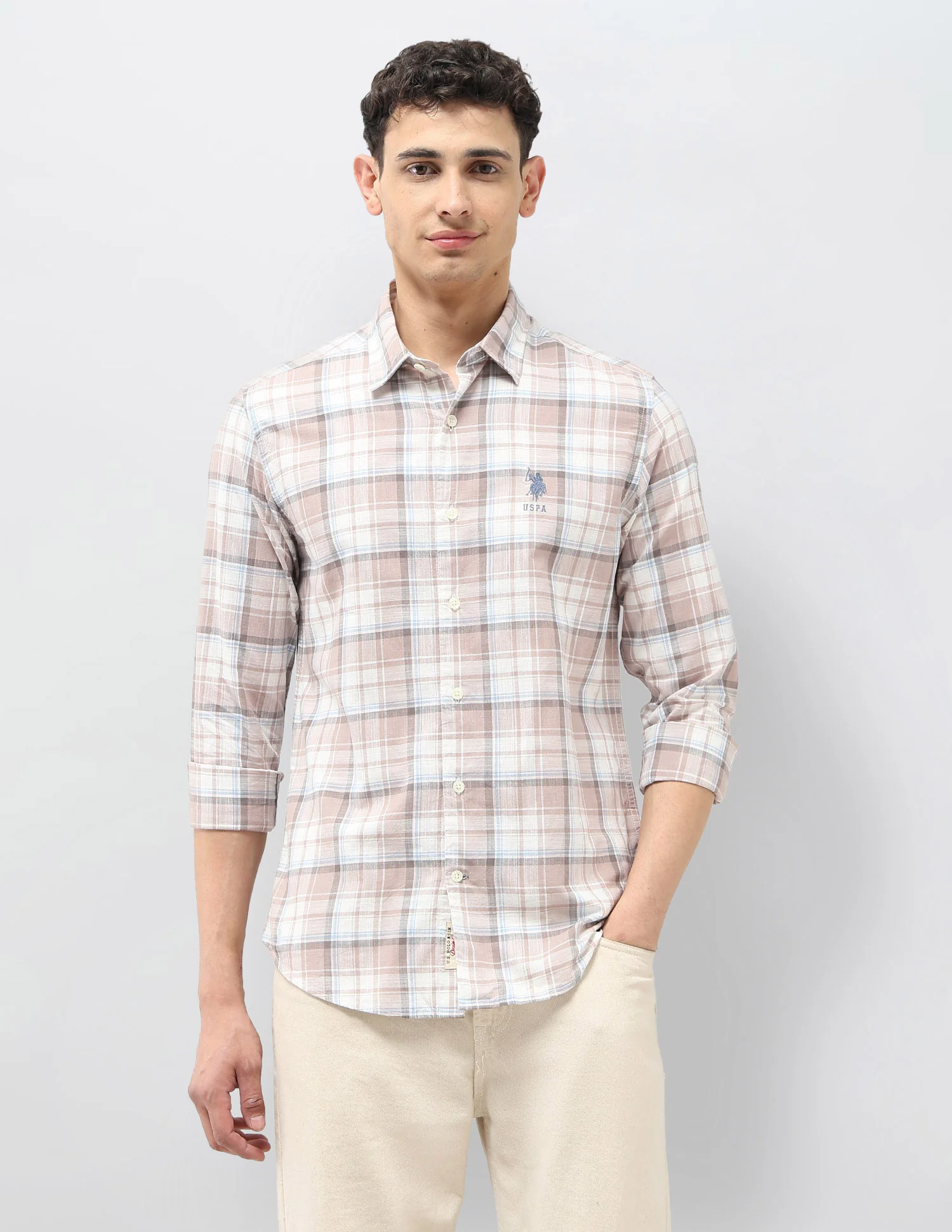 Regular Fit Tartan Checked Shirt - Image 6