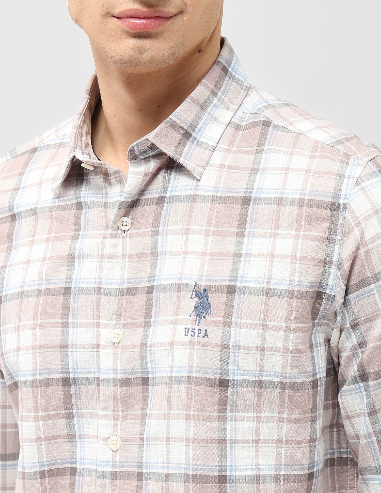 Regular Fit Tartan Checked Shirt - Image 7