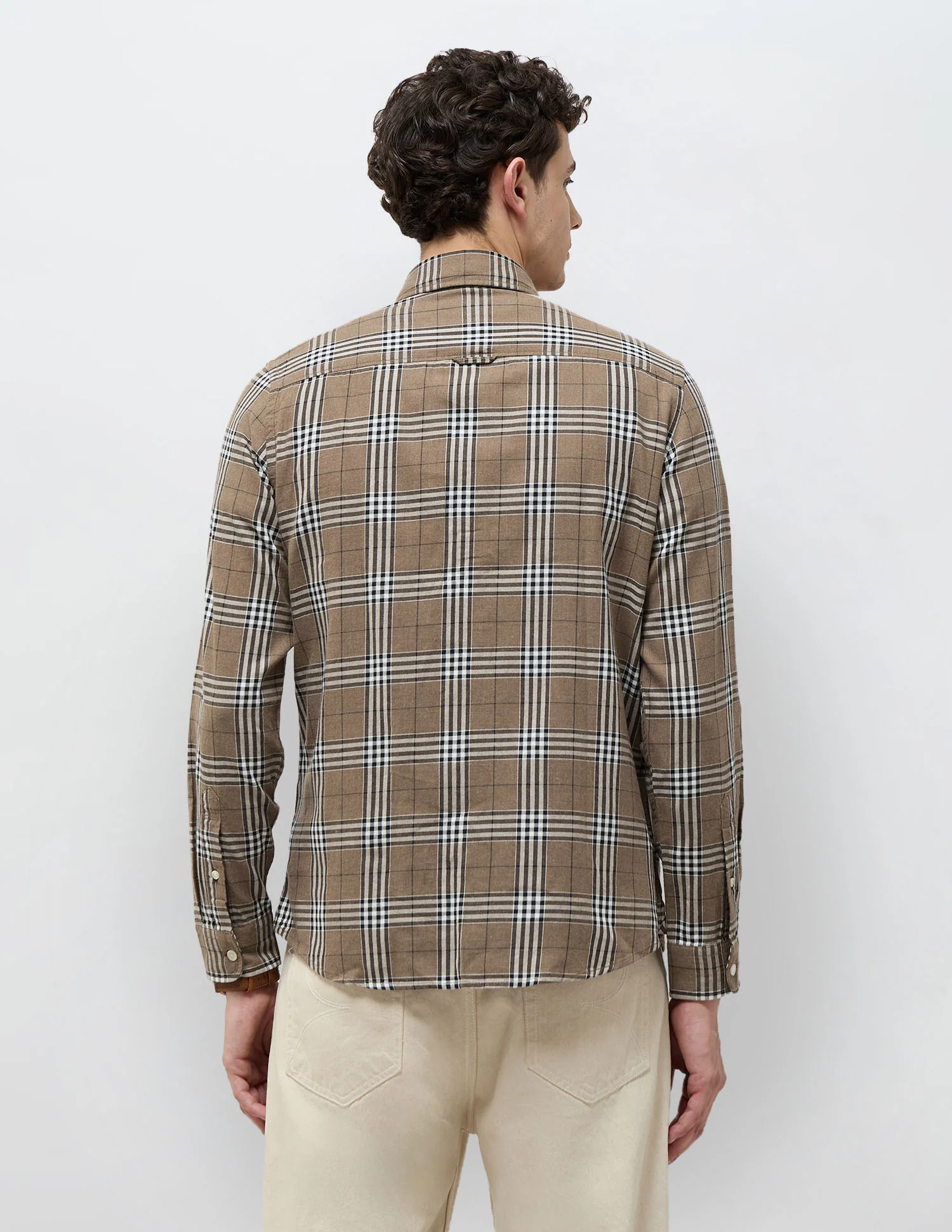 Regular Fit Tartan Checked Shirt - Image 5