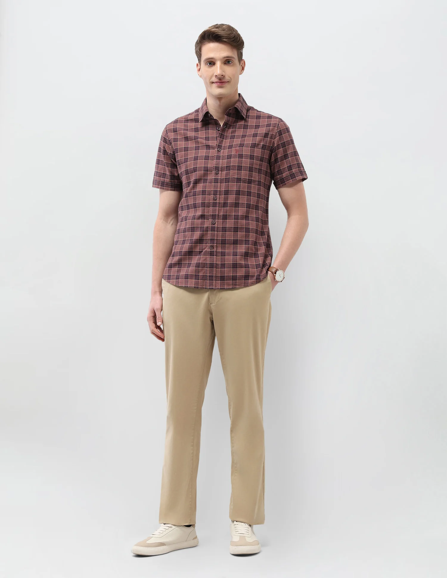 Regular Fit Tartan Checked Sotogrande Shirt - Image 3