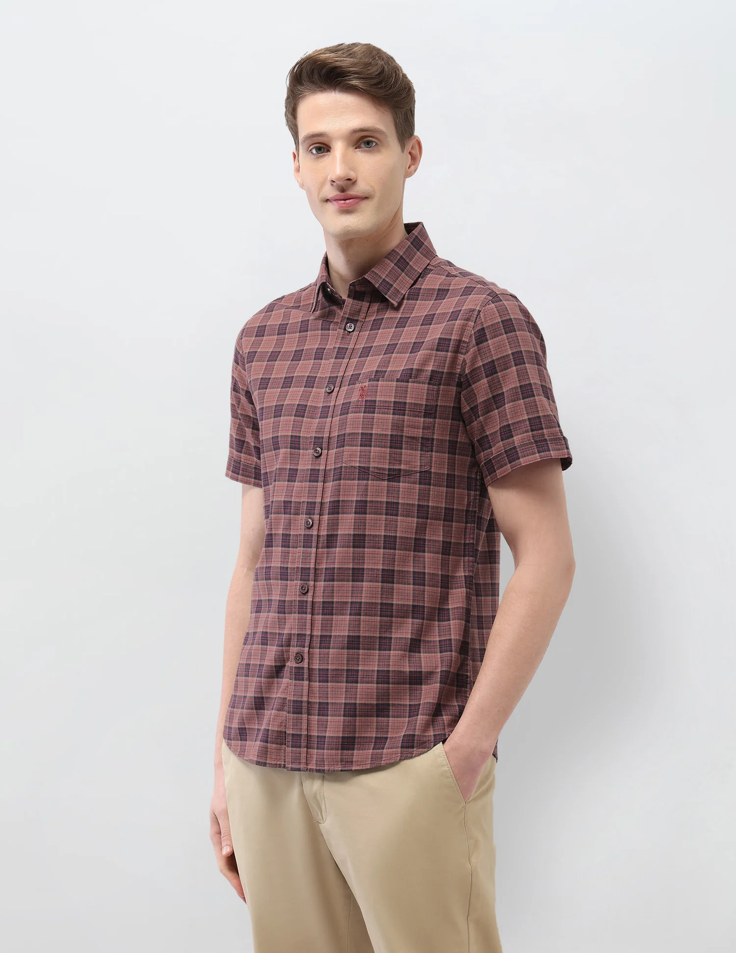 Regular Fit Tartan Checked Sotogrande Shirt - Image 4