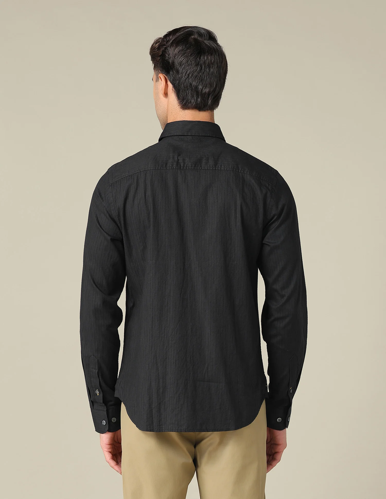 Regular Fit Textured Shirt - Image 5