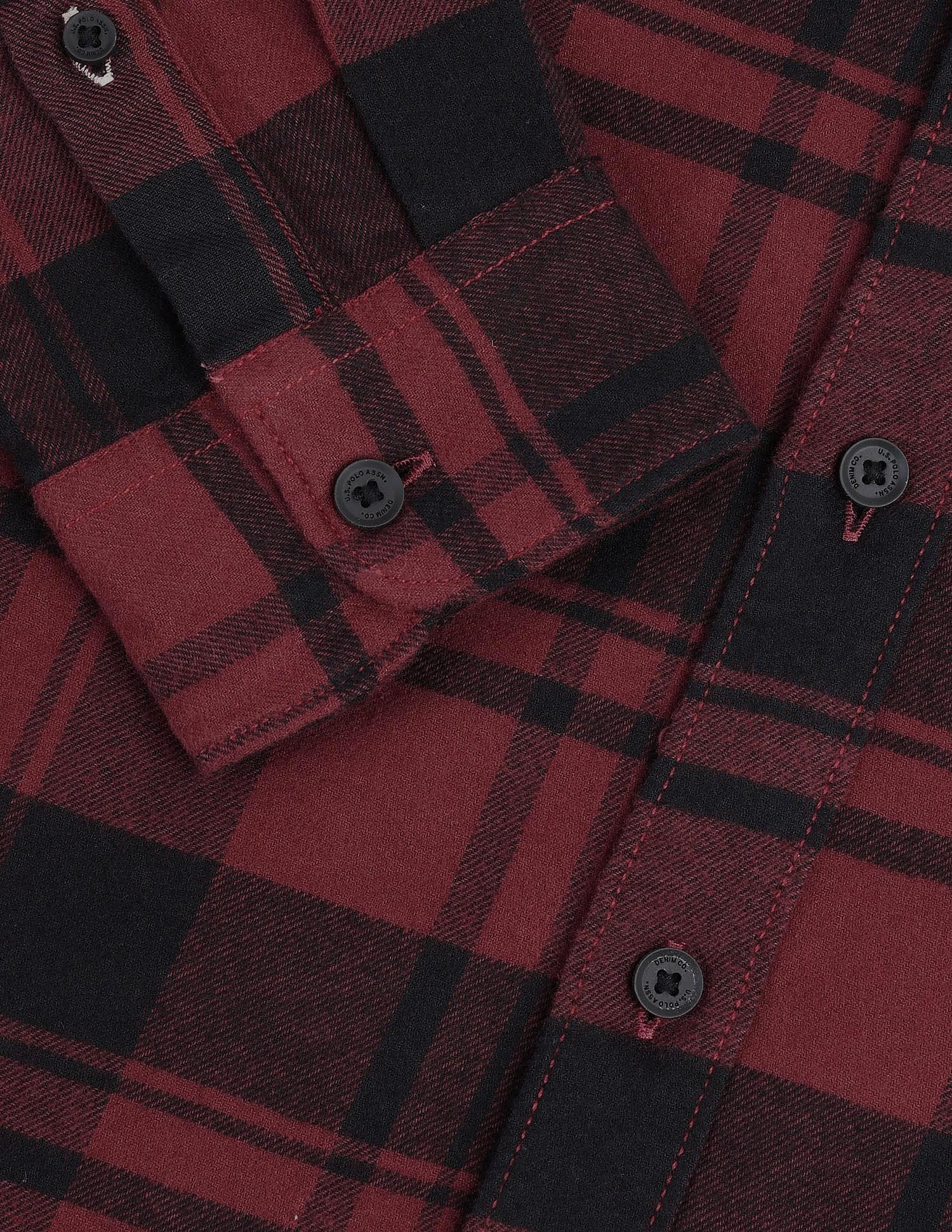 Regular Fit Twill Checked Shirt - Image 8