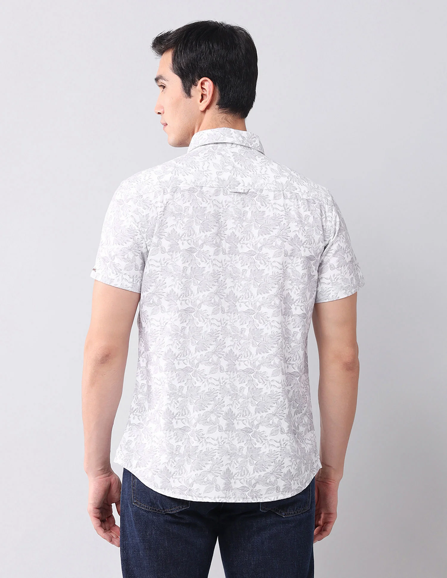 Regular Fit Twill Printed Shirt - Image 5