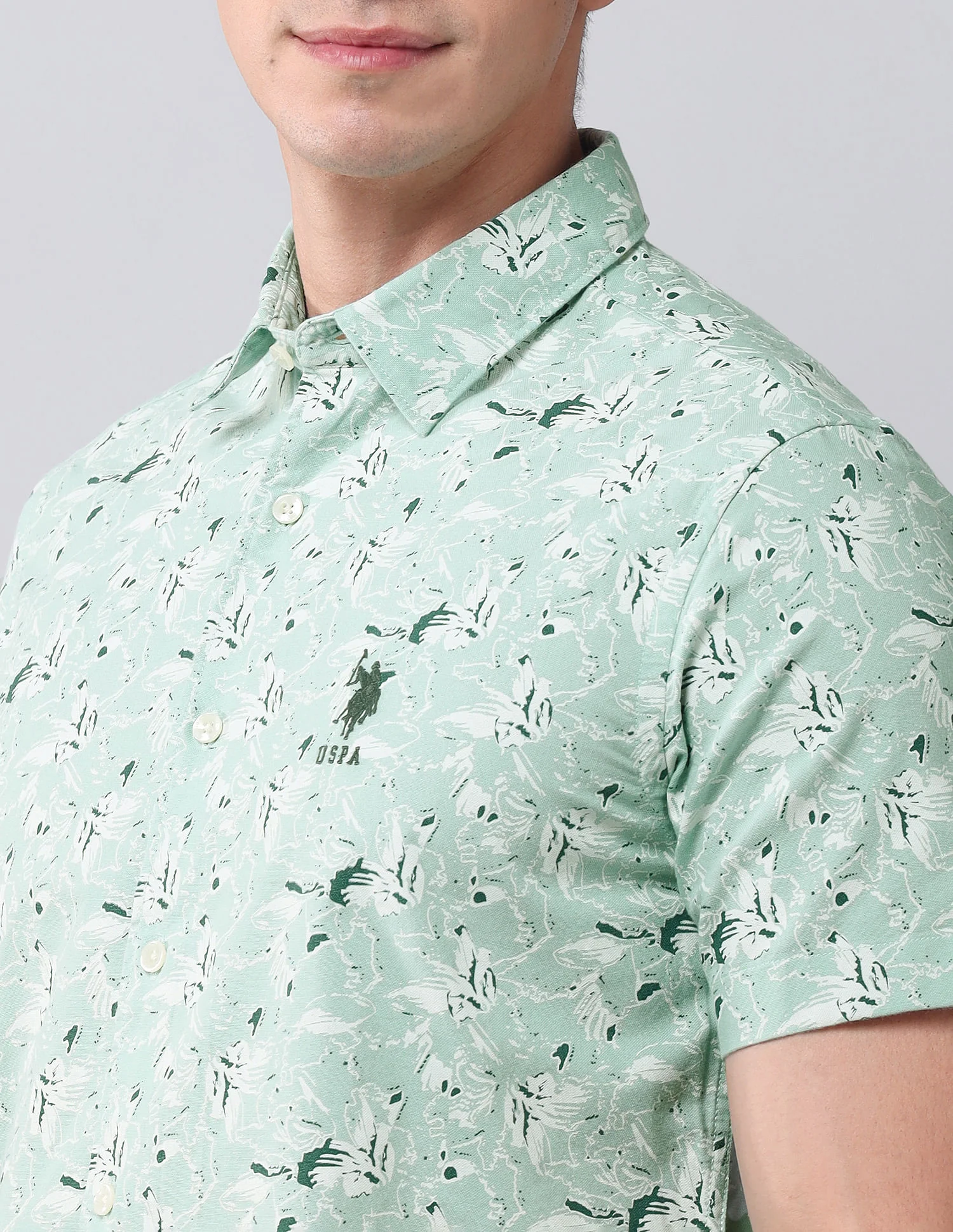Regular Fit Twill Printed Shirt - Image 7