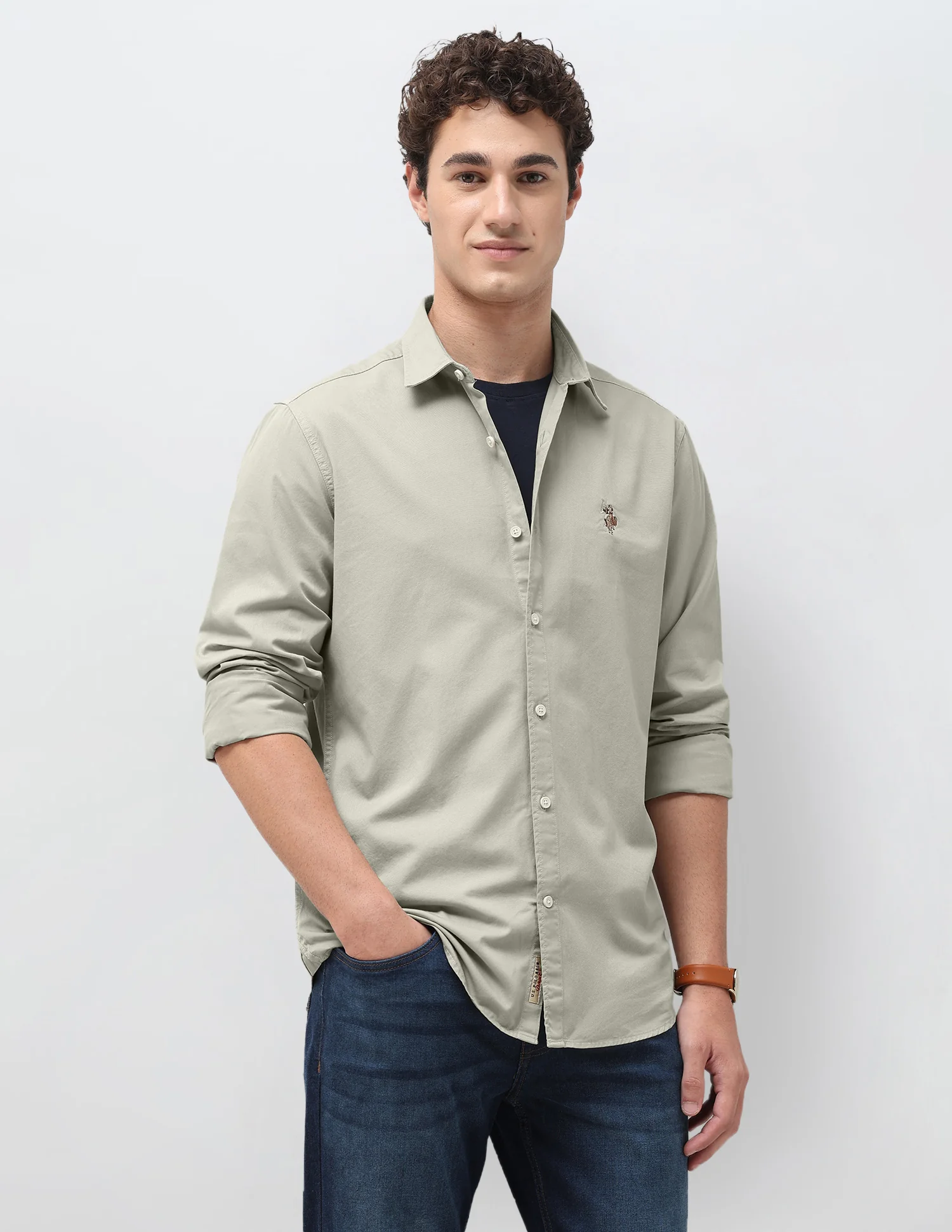 Regular Fit Twill Shirt