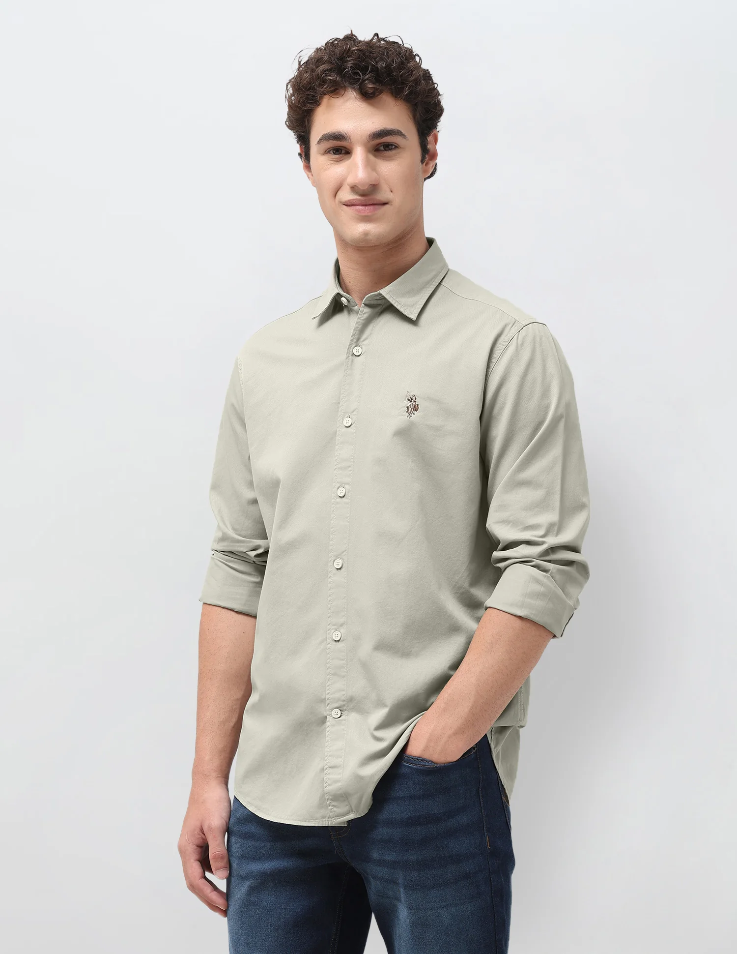 Regular Fit Twill Shirt - Image 4