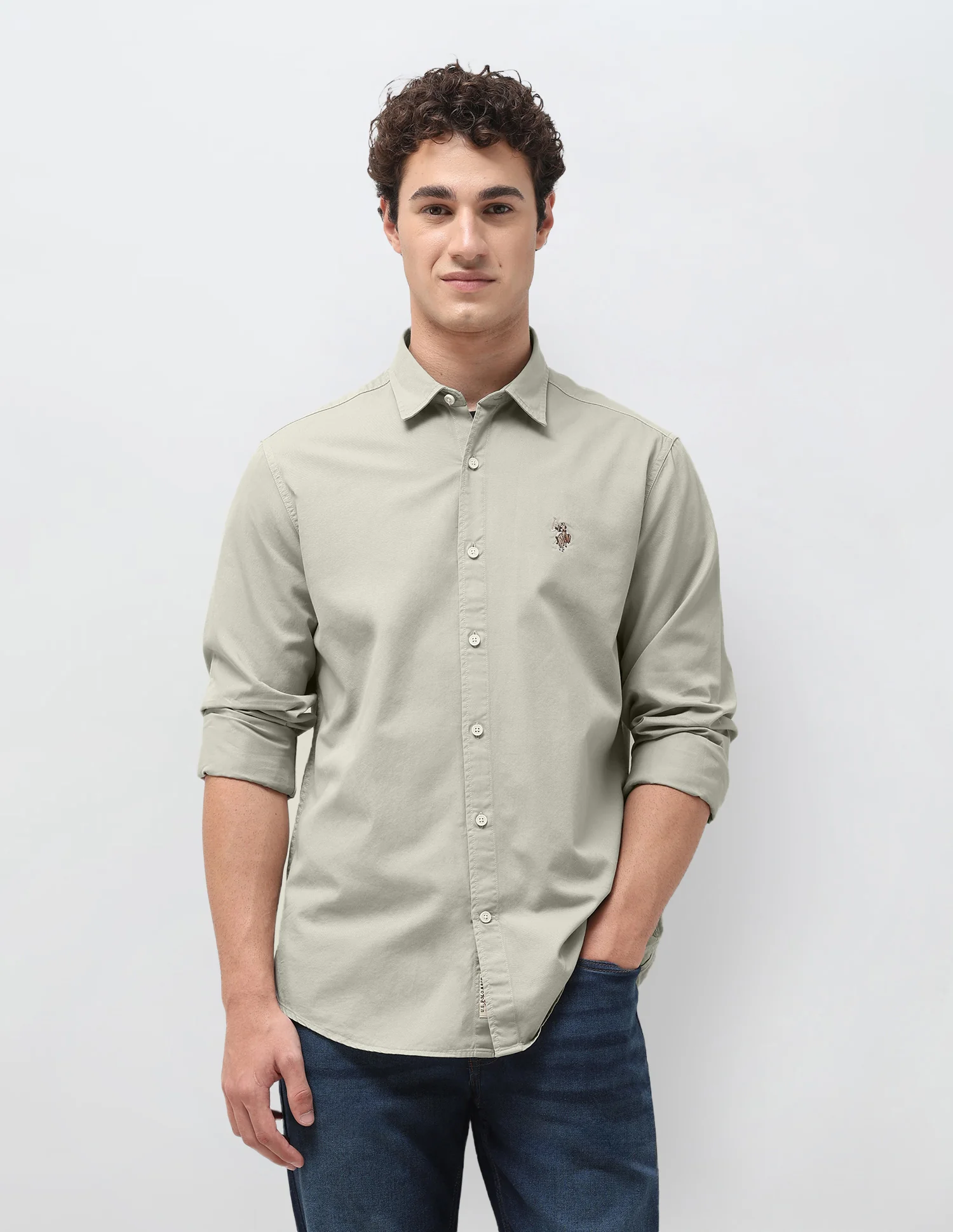 Regular Fit Twill Shirt - Image 6