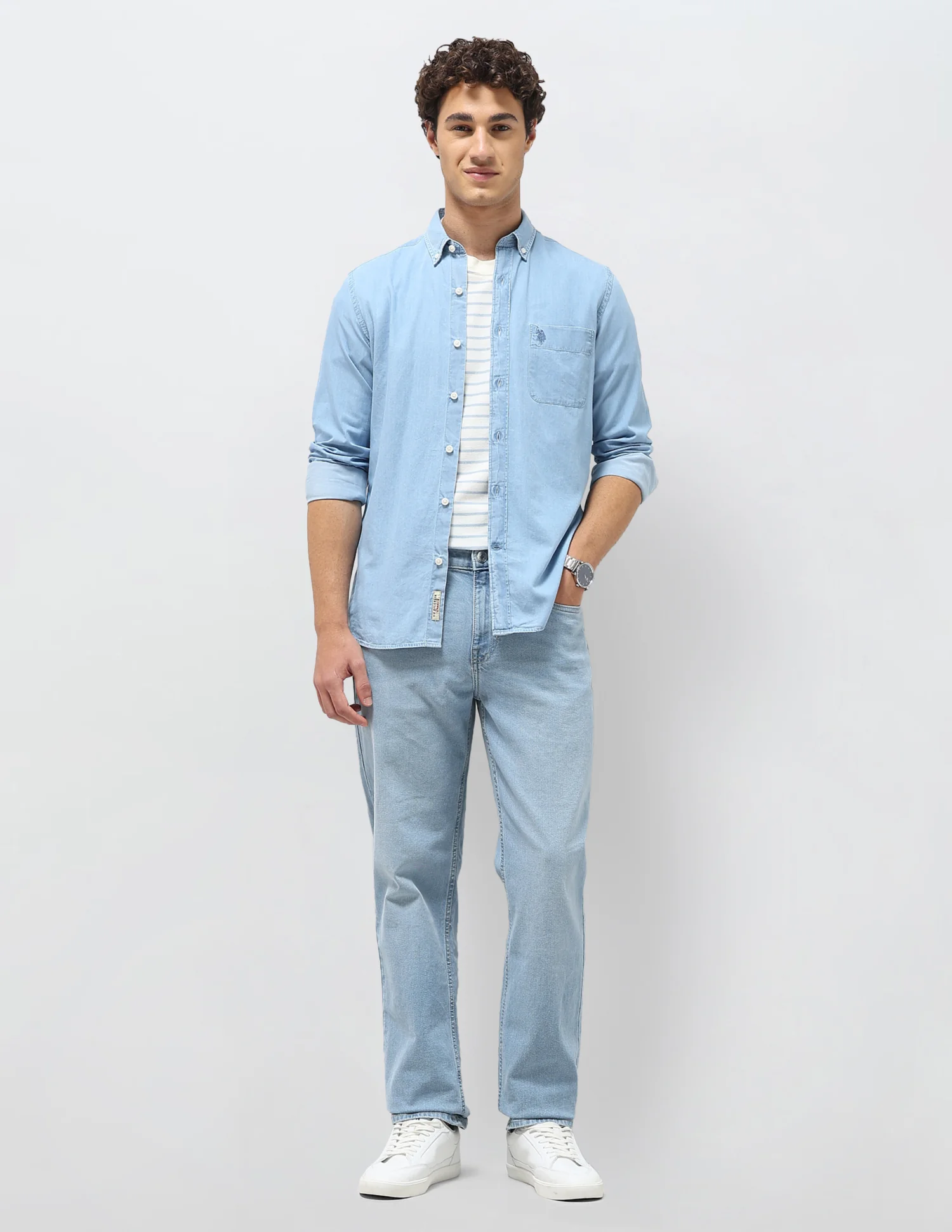 Regular Fit Twill Shirt - Image 3
