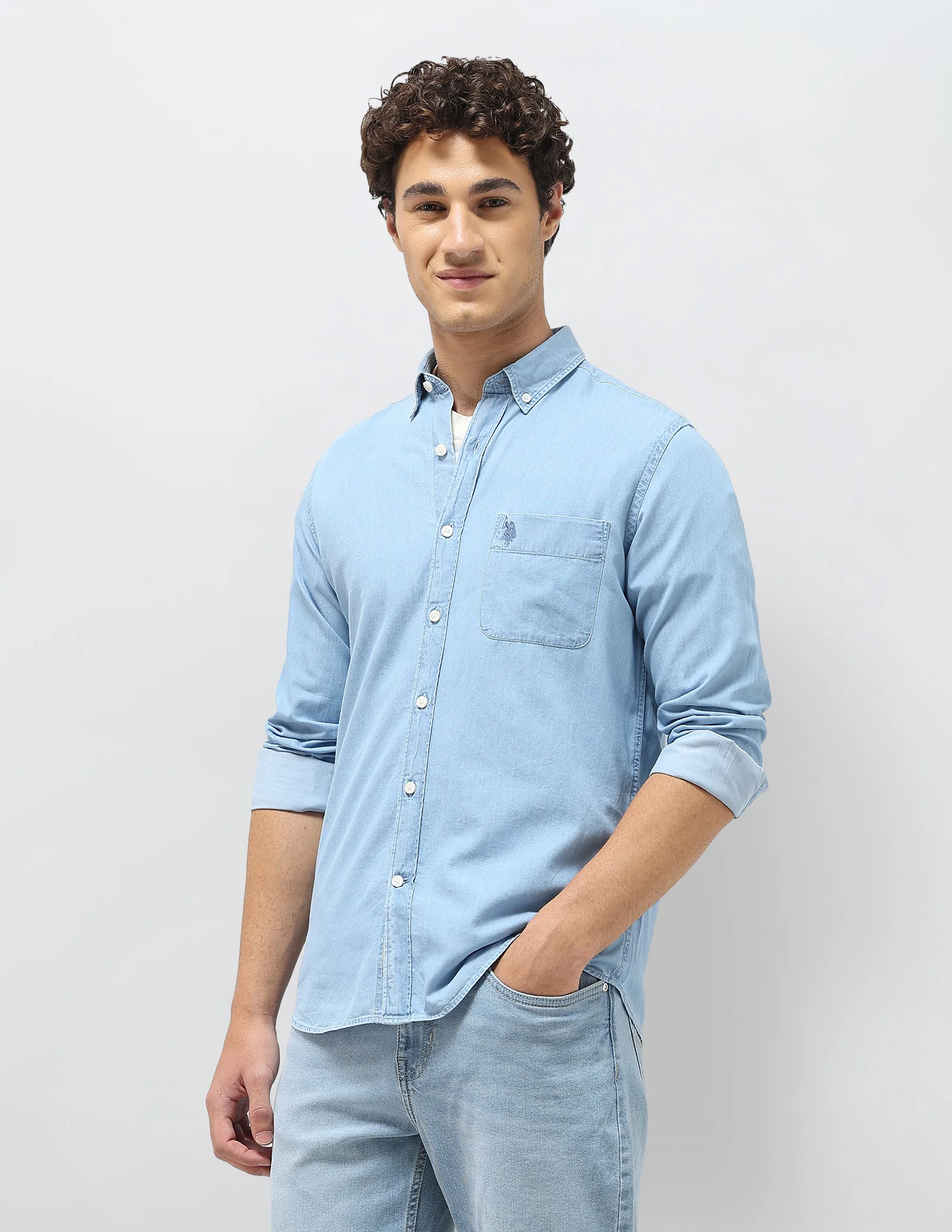 Regular Fit Twill Shirt - Image 4