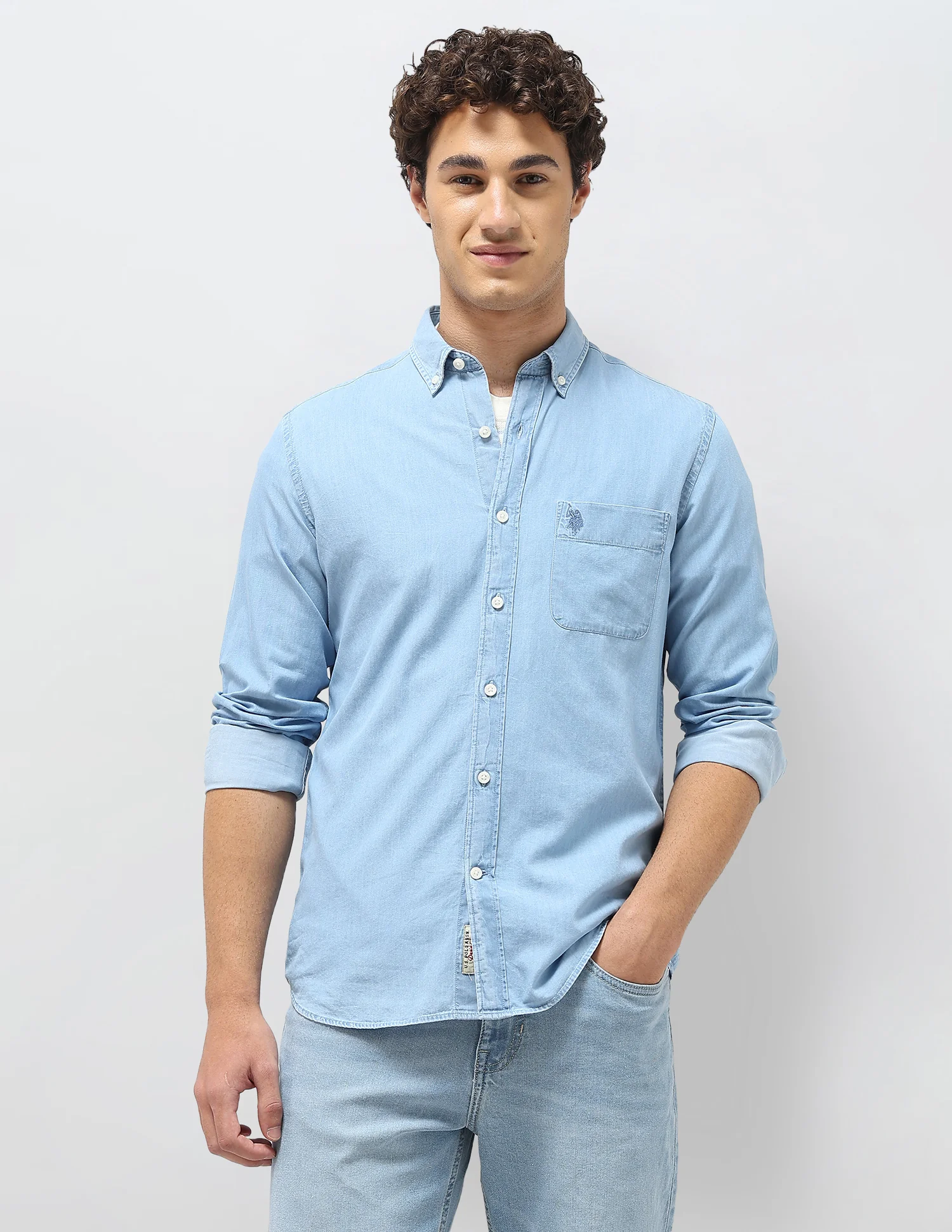 Regular Fit Twill Shirt - Image 6