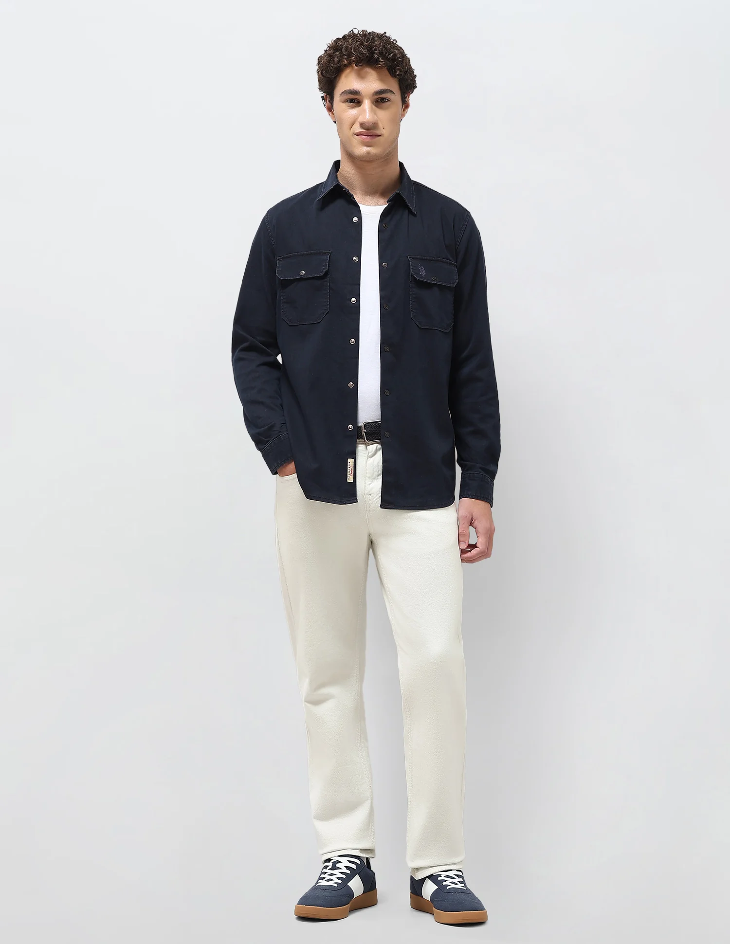 Regular Fit Twill Shirt - Image 3