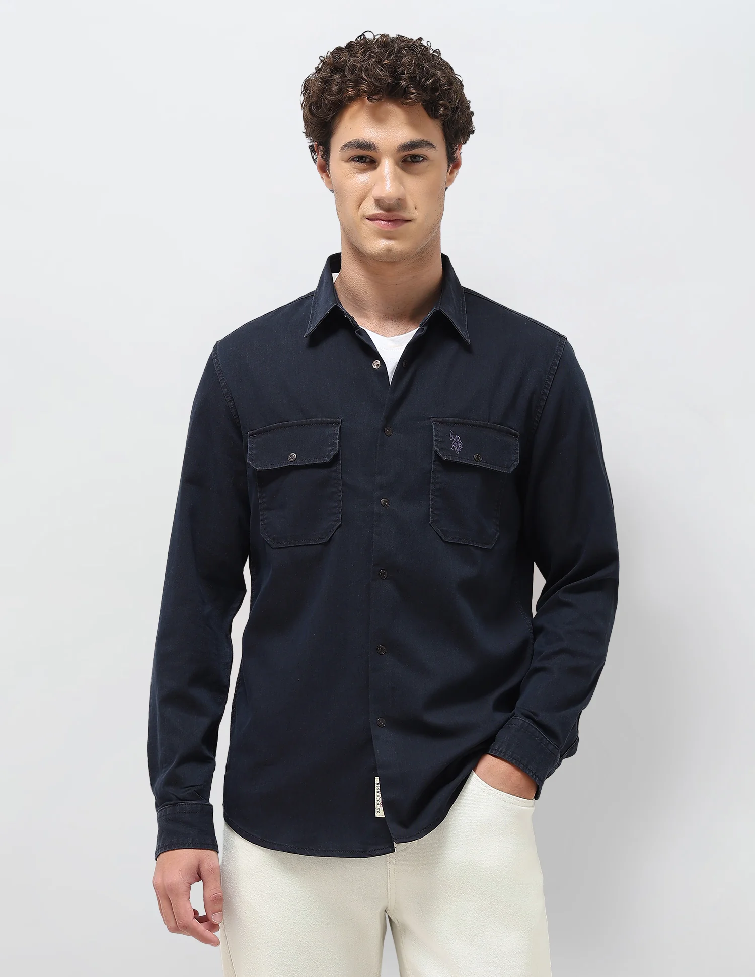 Regular Fit Twill Shirt - Image 6