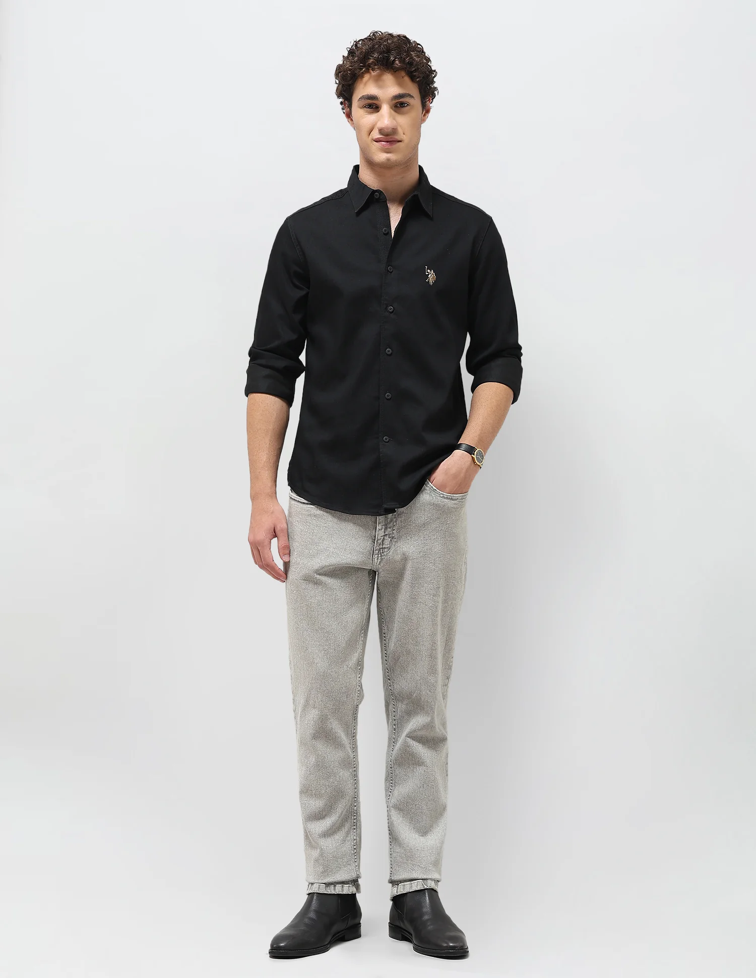 Regular Fit Twill Shirt - Image 3