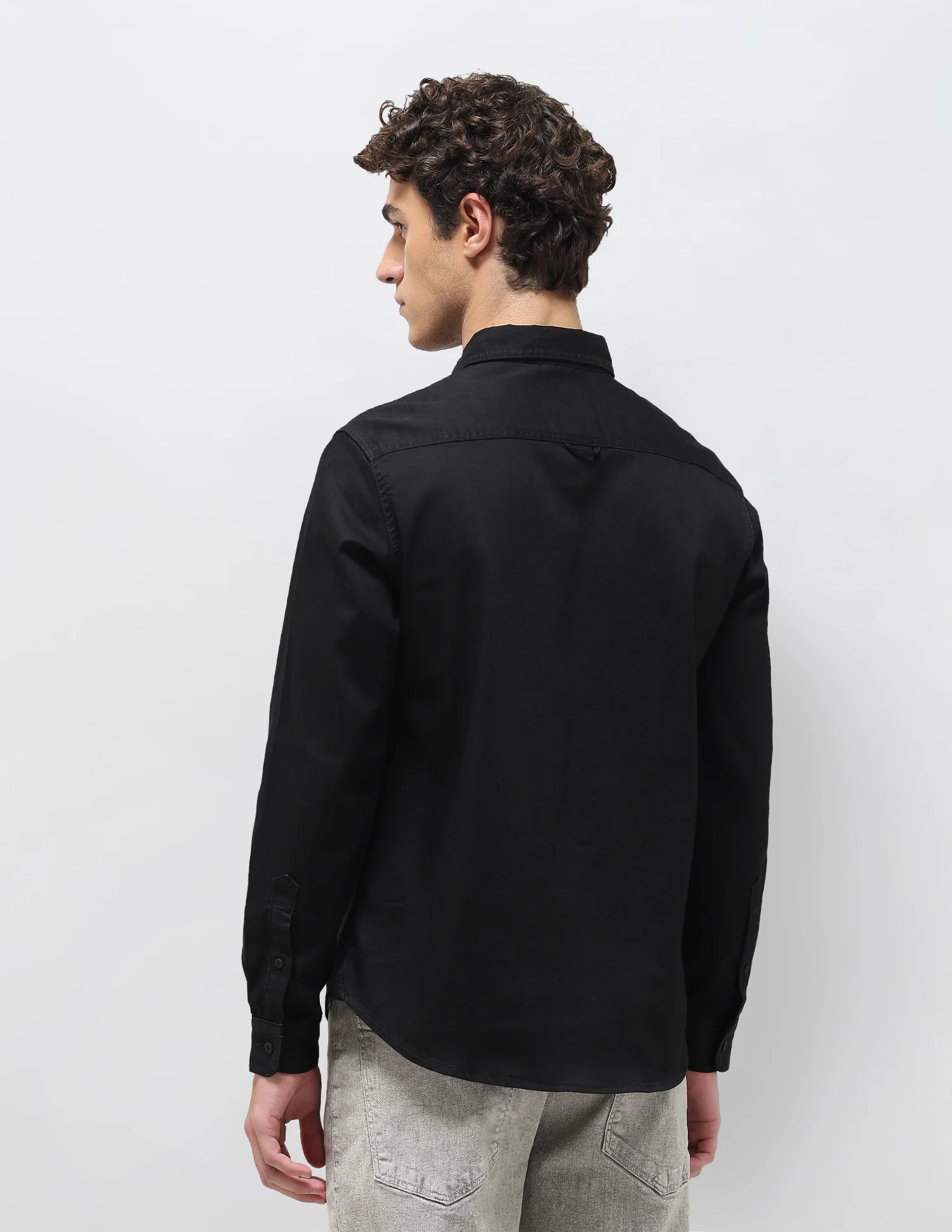Regular Fit Twill Shirt - Image 5