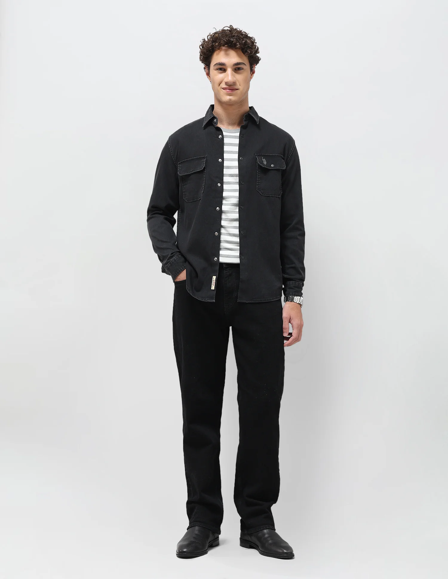 Regular Fit Twill Shirt - Image 3