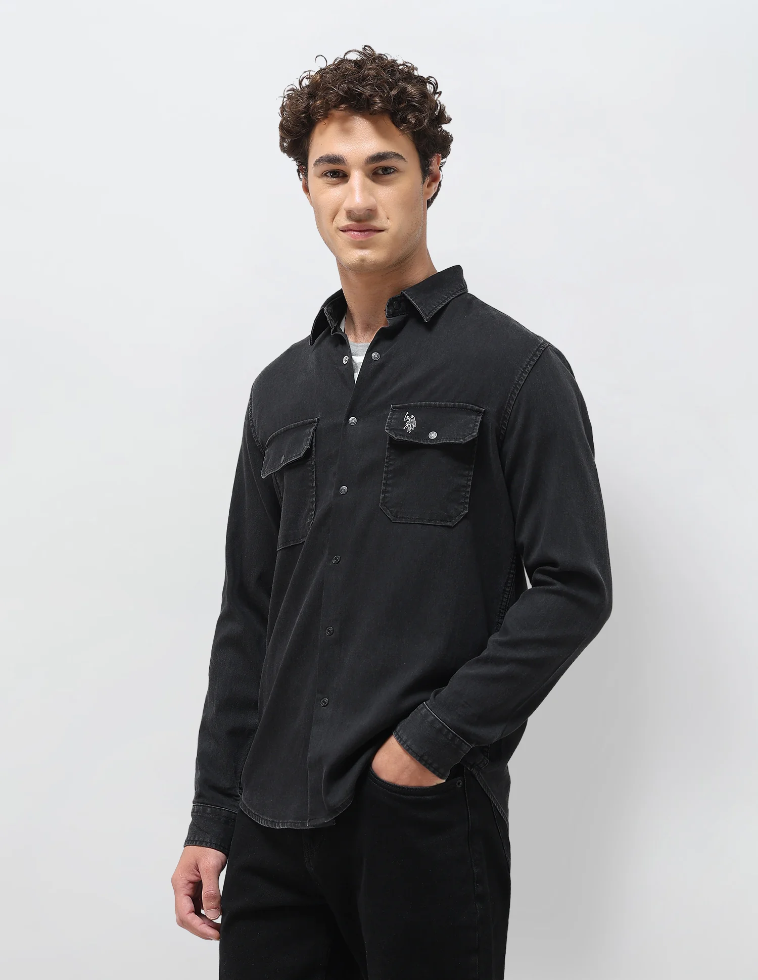 Regular Fit Twill Shirt - Image 4