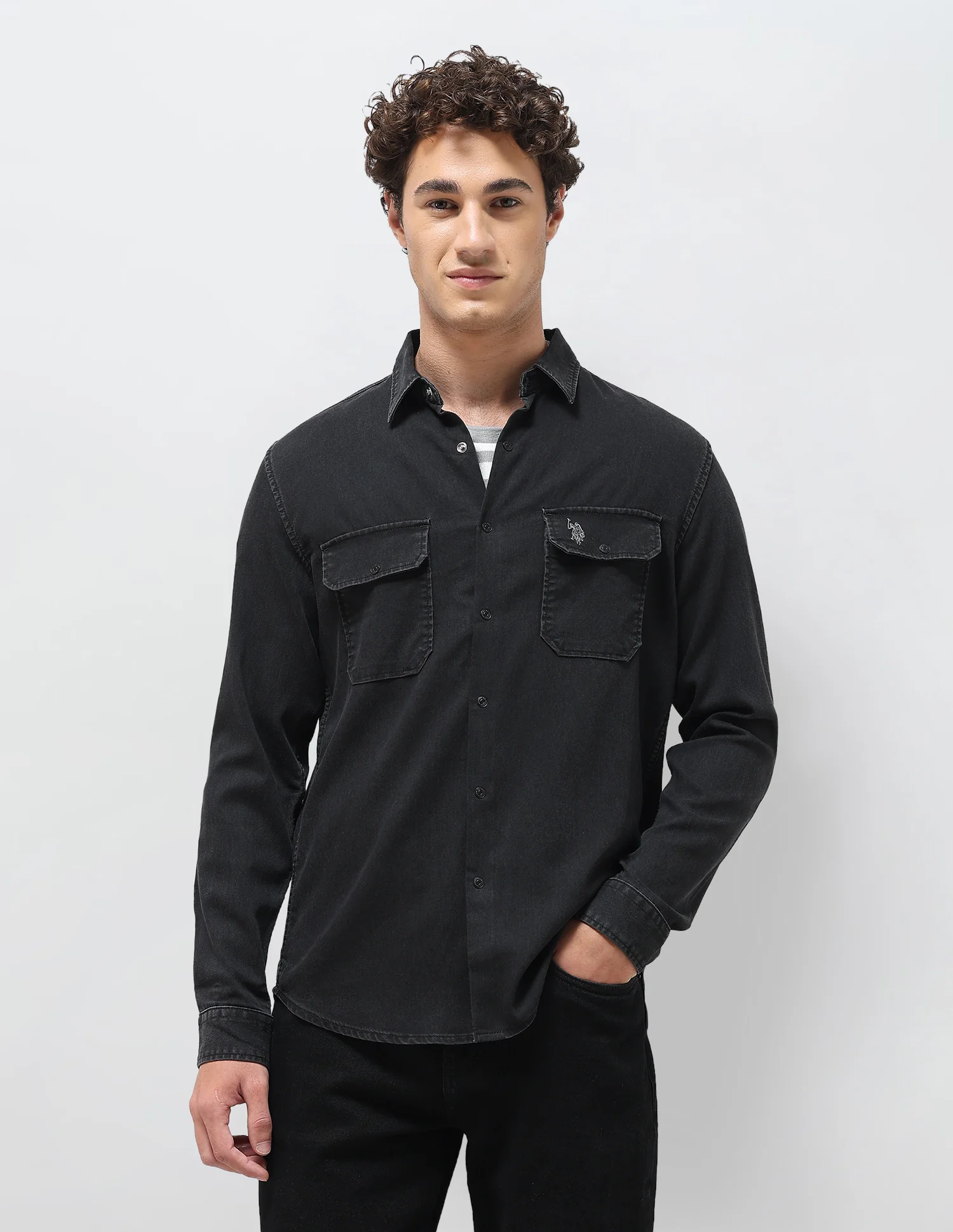 Regular Fit Twill Shirt - Image 6