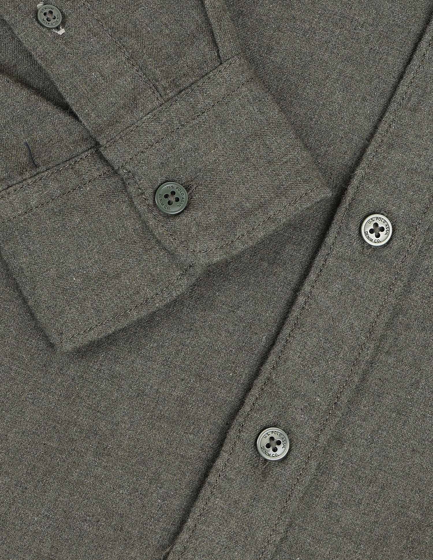 Regular Fit Twill Solid Shirt - Image 8