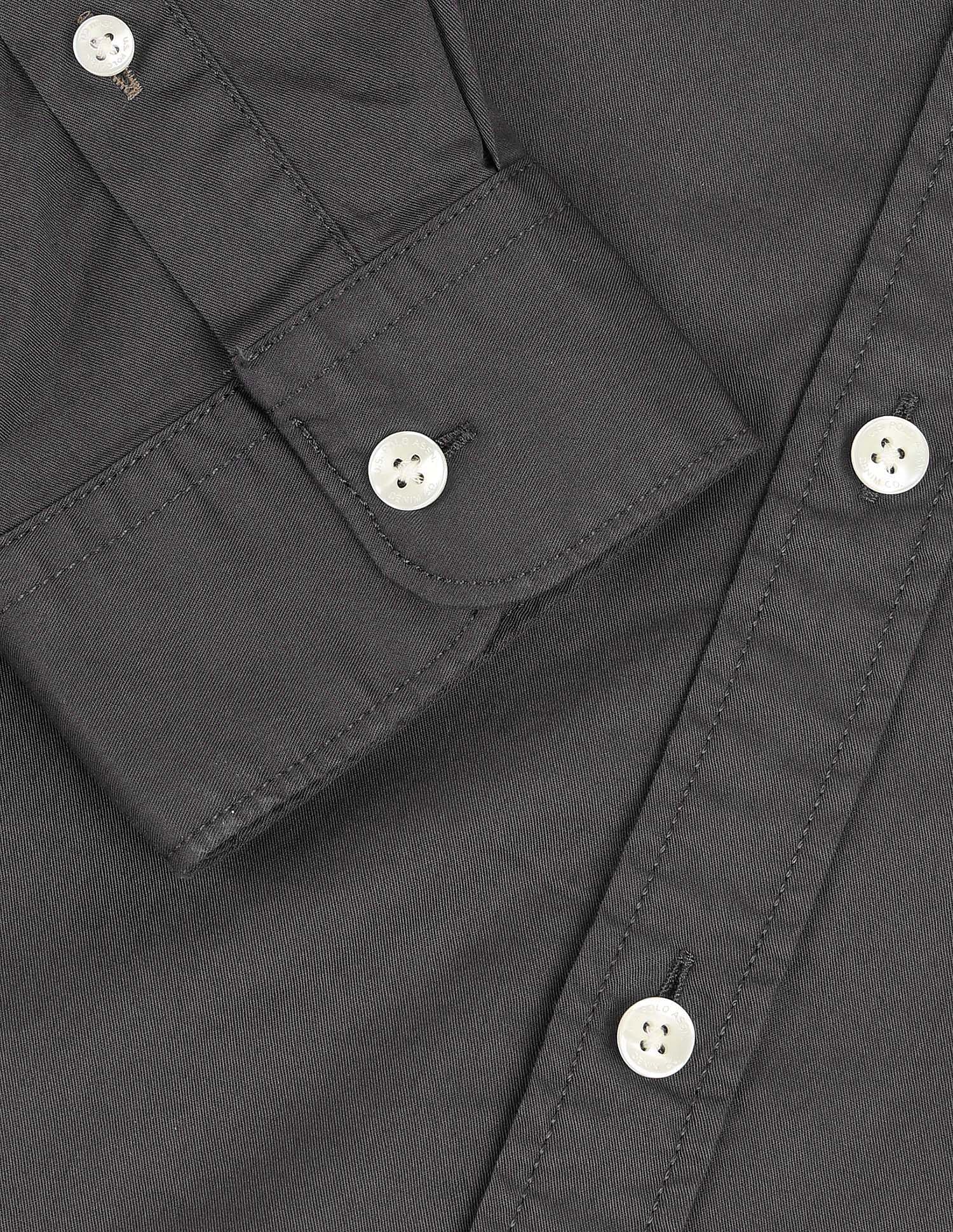Regular Fit Twill Solid Shirt - Image 8