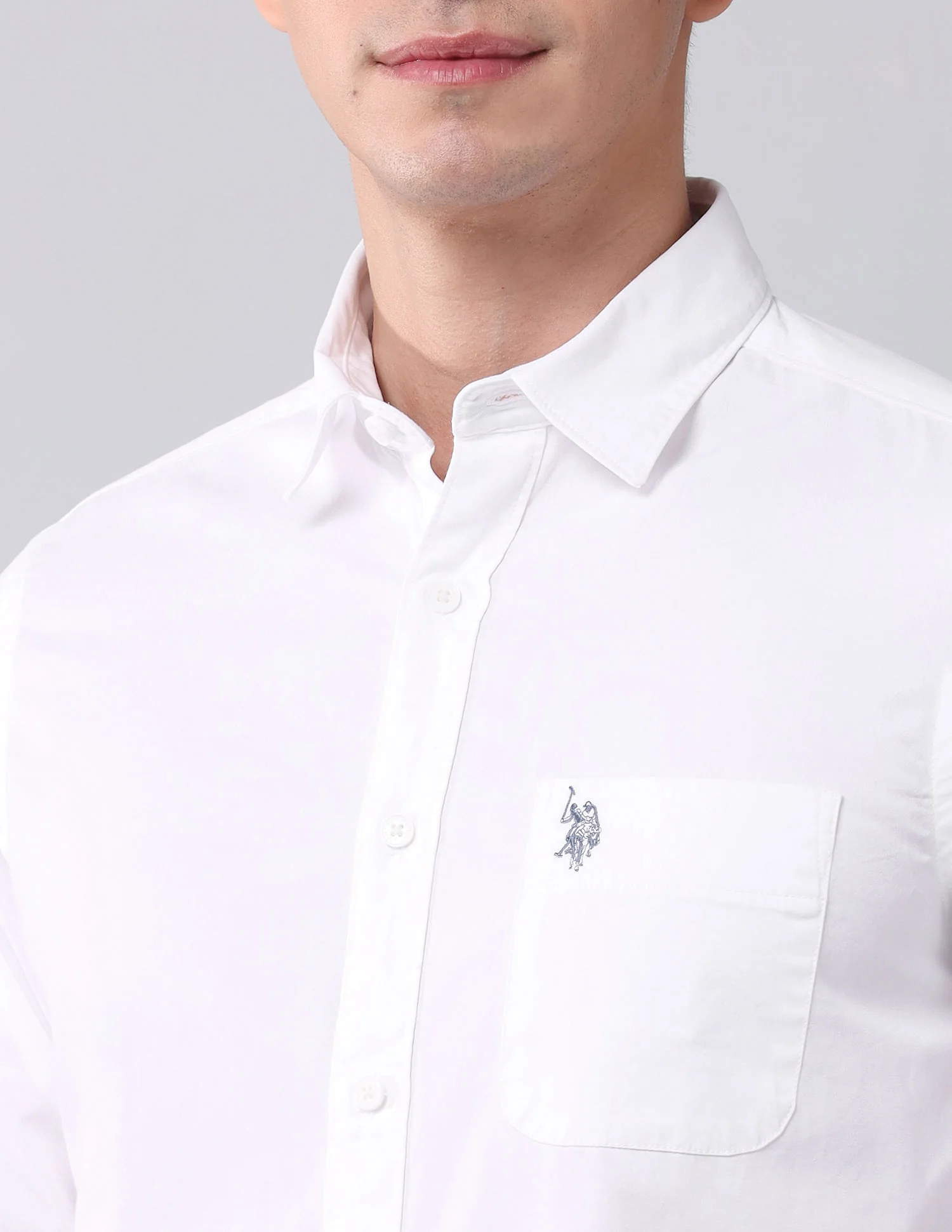 Regular Fit Twill Solid Shirt - Image 6
