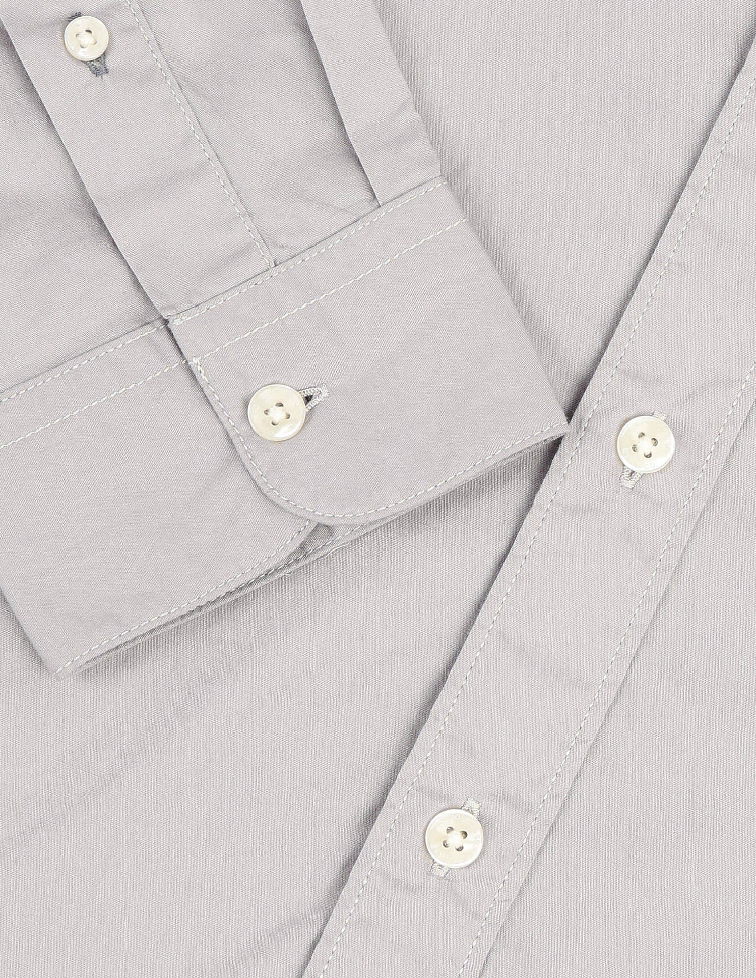 Regular Fit Twill Solid Shirt - Image 8