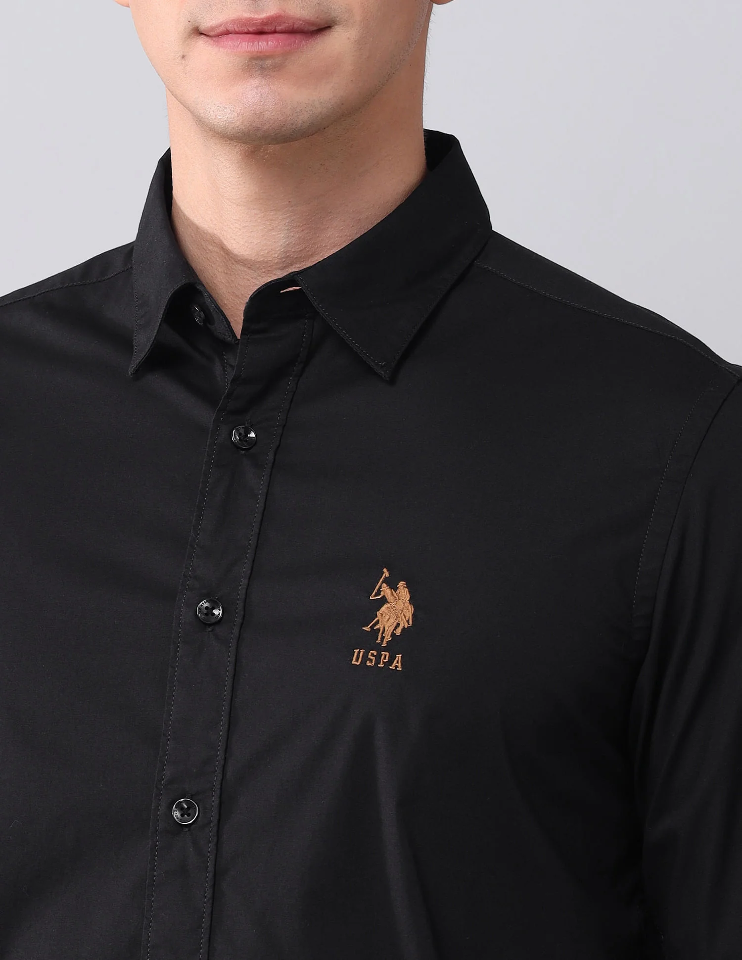 Regular Fit Twill Solid Shirt - Image 7