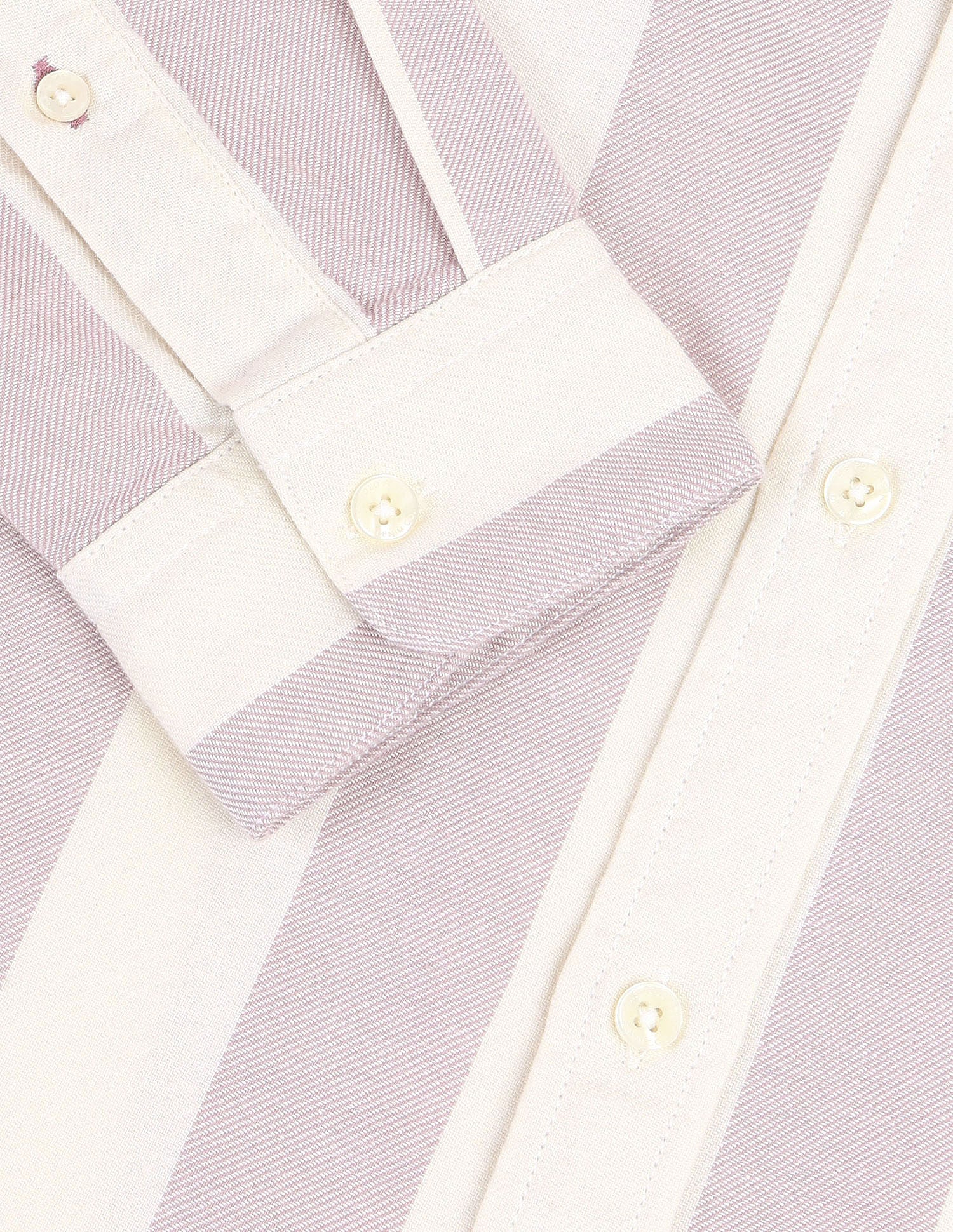 Regular Fit Twill Striped Shirt - Image 8