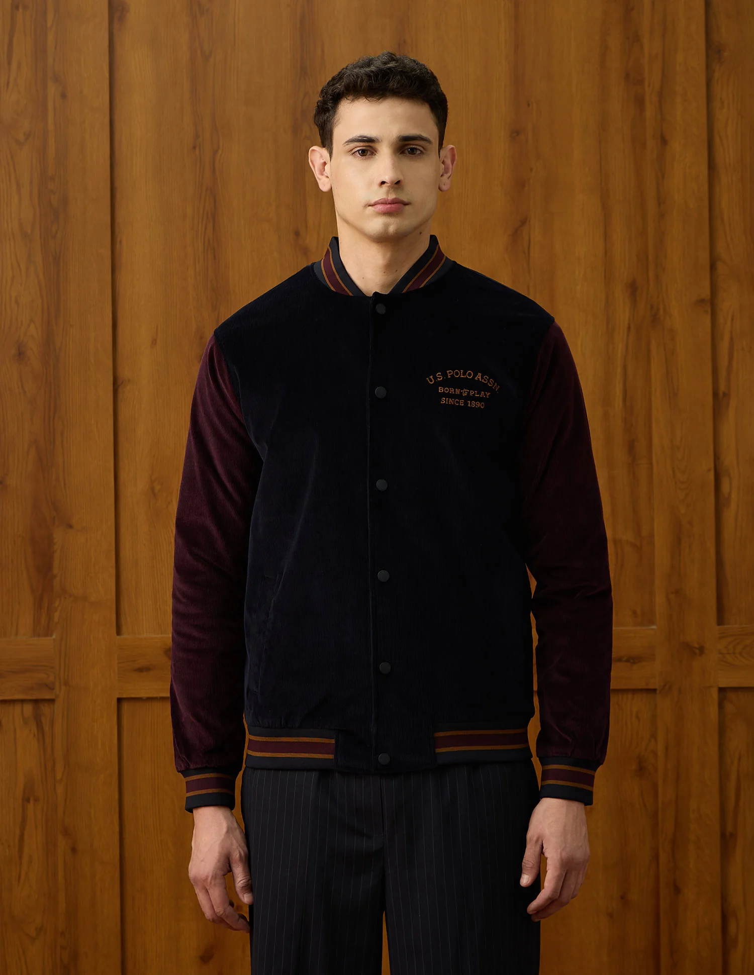 Regular Fit Varsity Theatre Varsity Jacket - Image 6