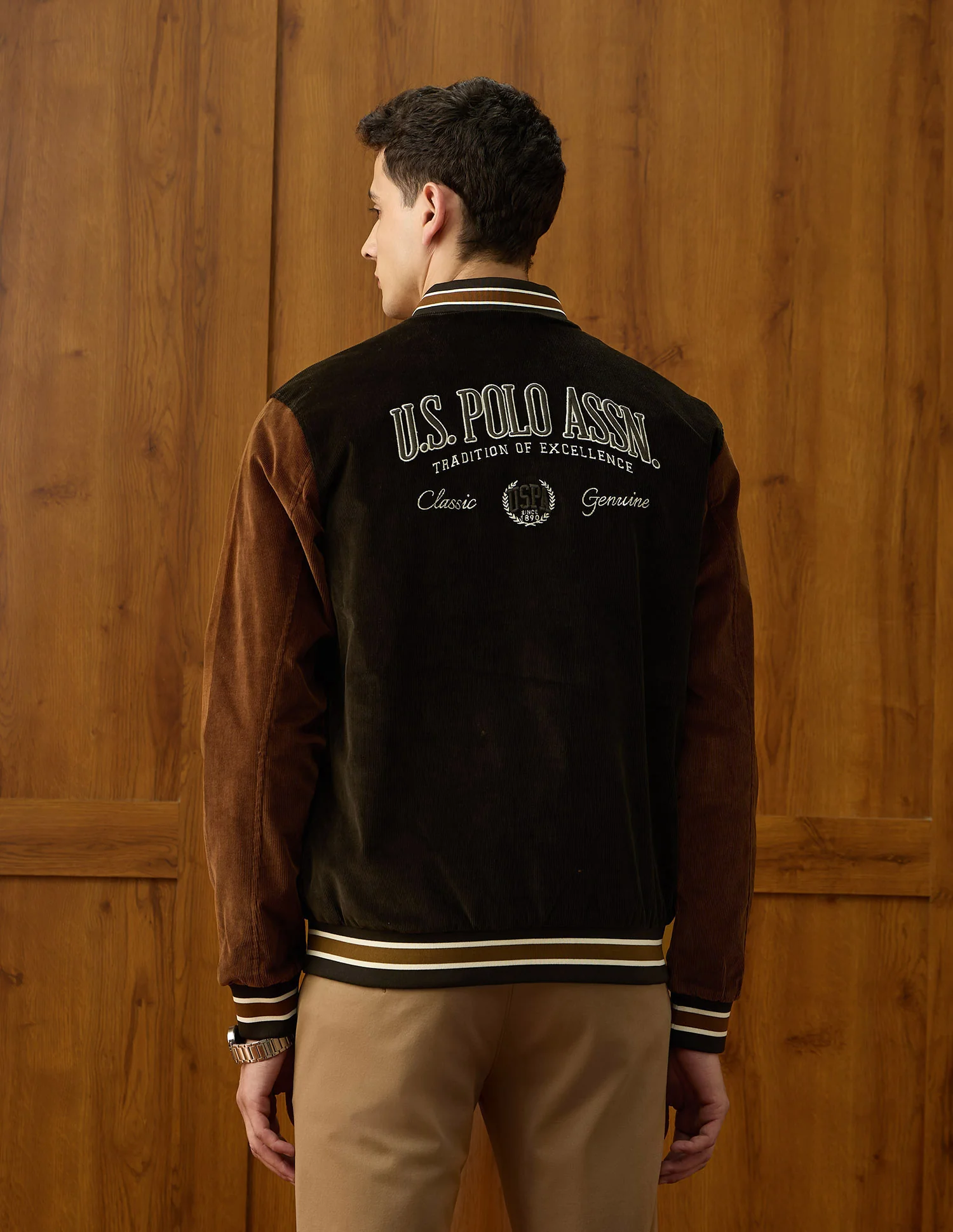 Regular Fit Varsity Theatre Varsity Jacket - Image 5