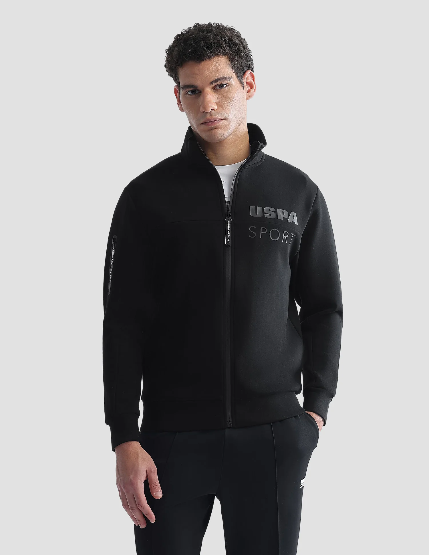 Regular Fit Zipper Active Sweatshirt - Image 6