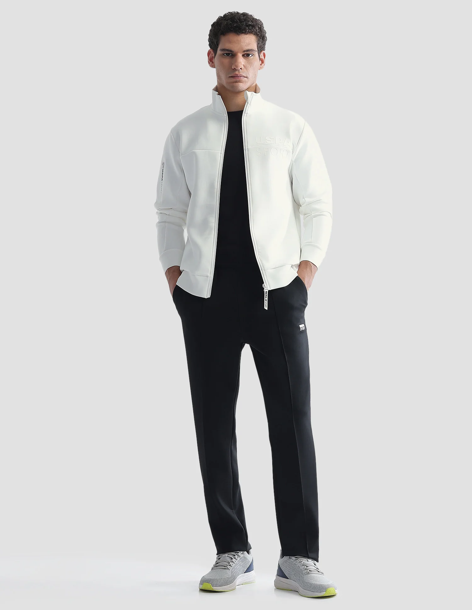 Regular Fit Zipper Active Sweatshirt - Image 3