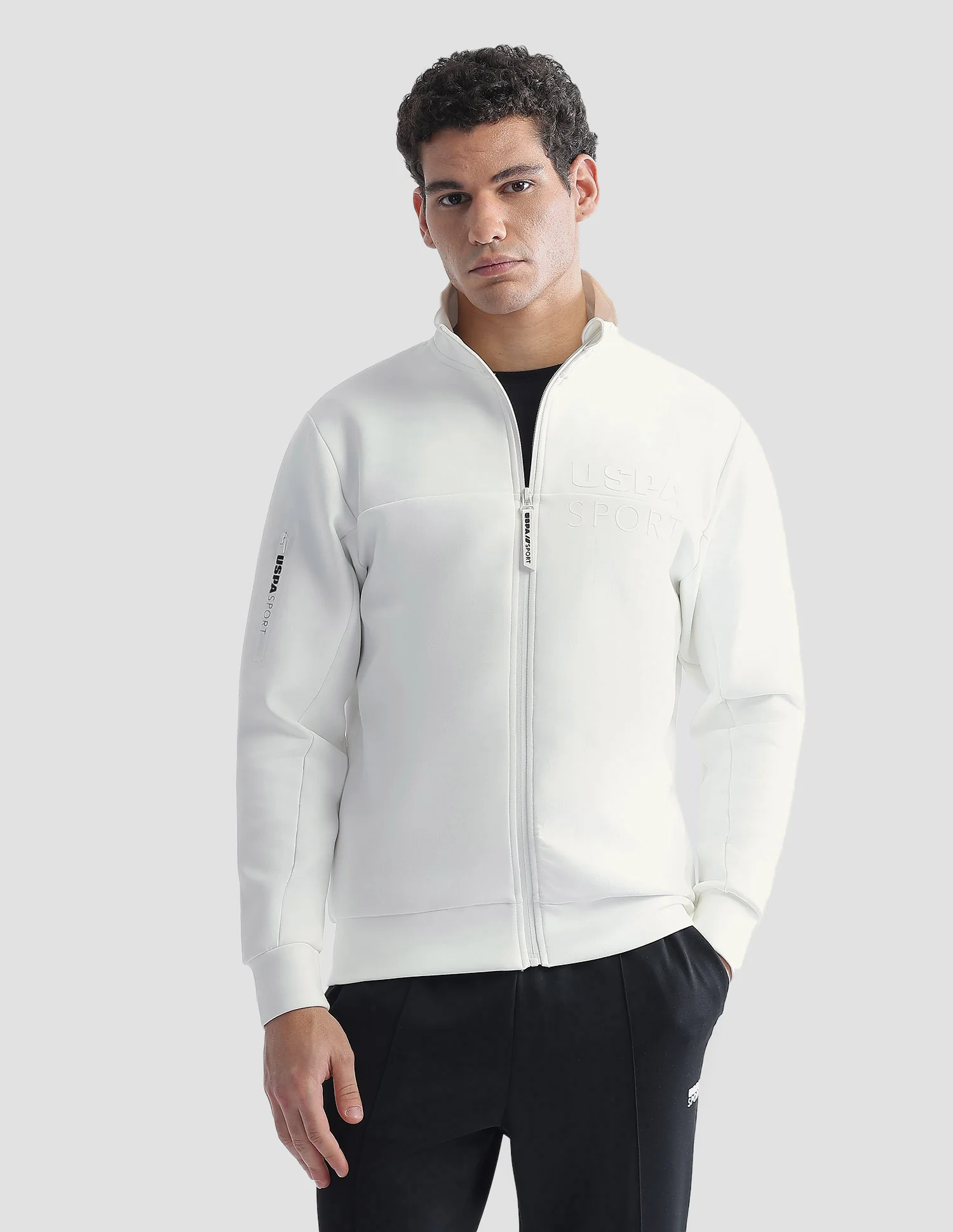Regular Fit Zipper Active Sweatshirt - Image 6