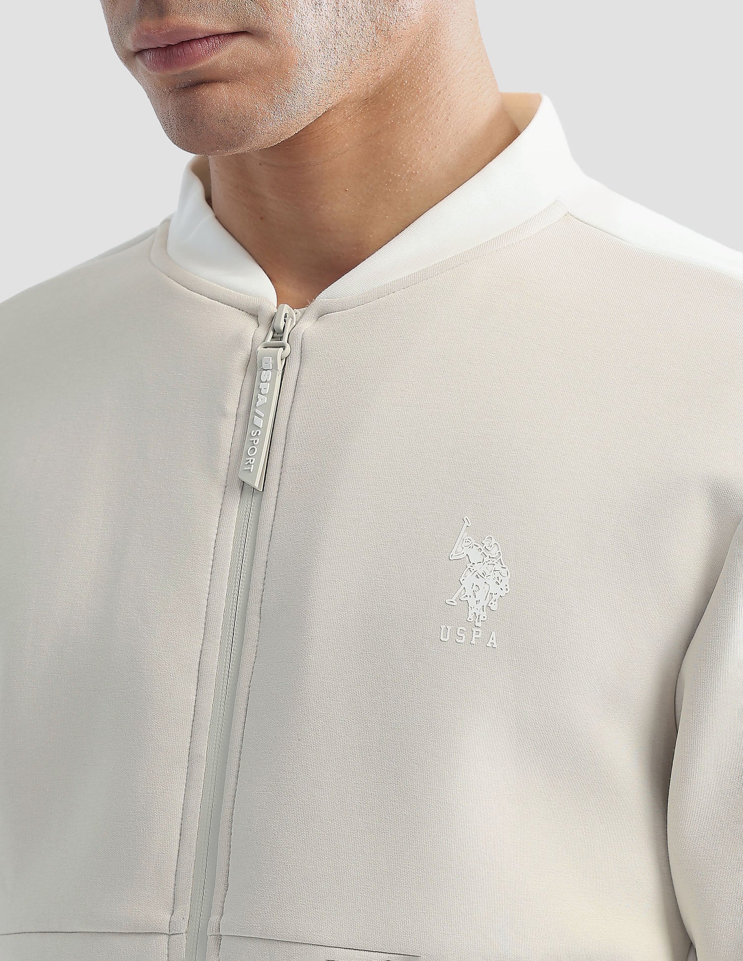 Regular Fit Zipper Active Sweatshirt - Image 7