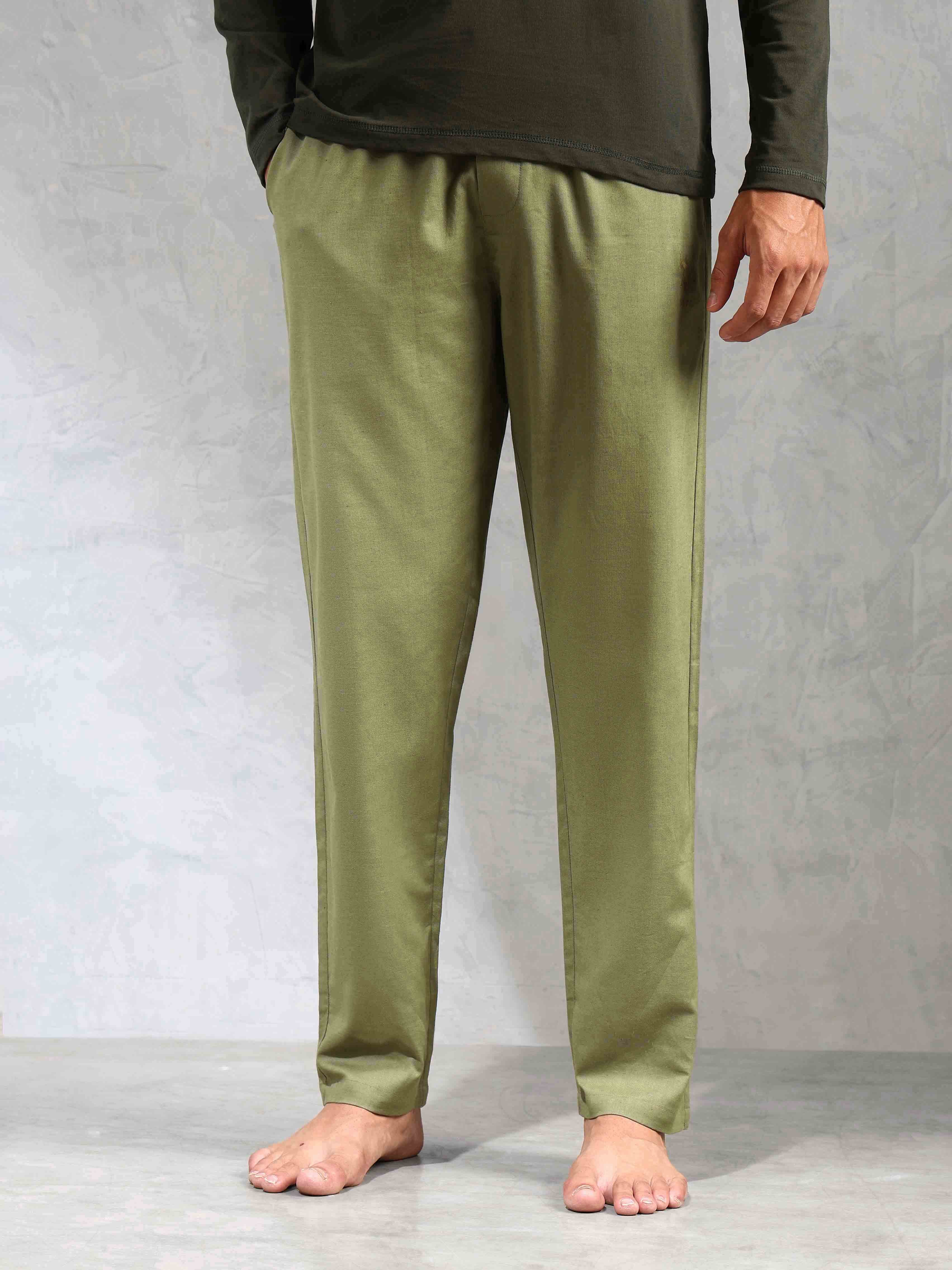 Relaxed Fit Cotton Linen OELP8 Lounge Pants - Pack Of 1 - Image 6