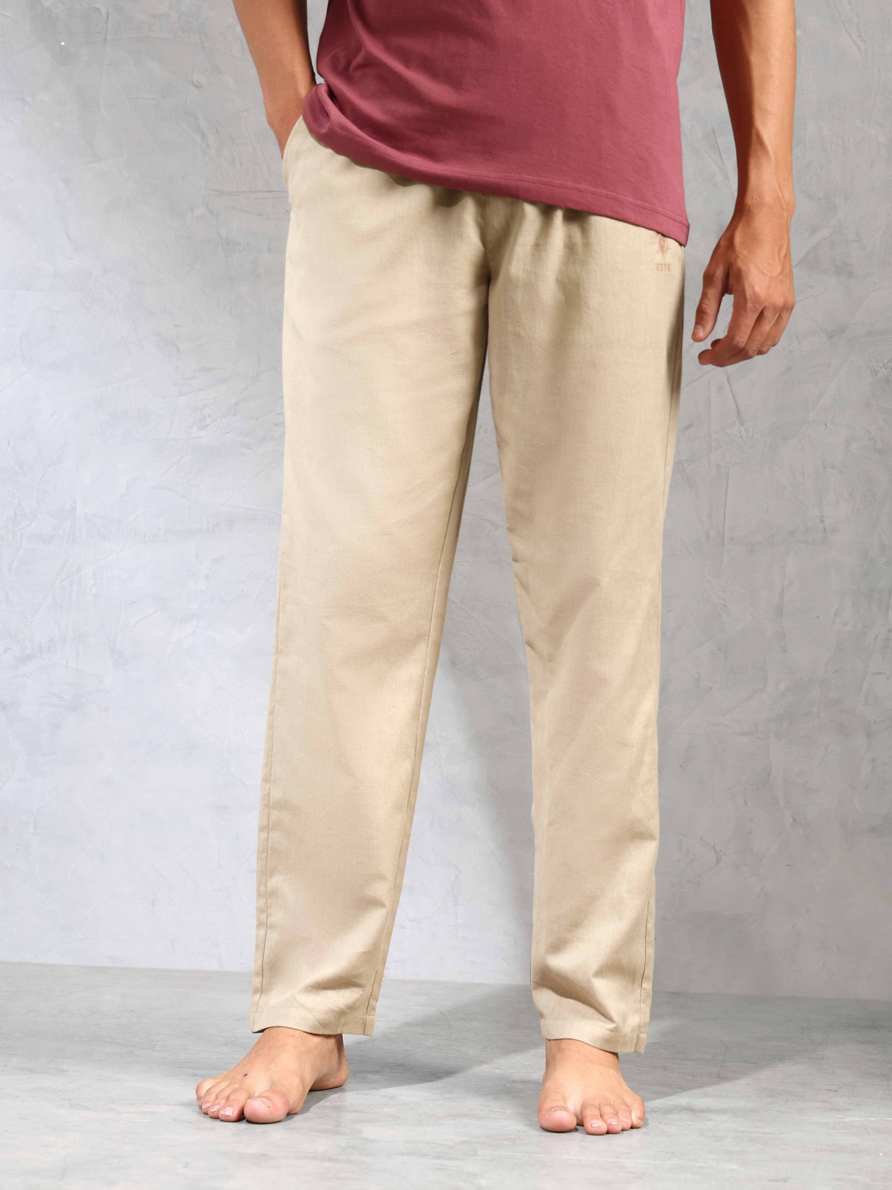 Relaxed Fit Cotton Linen OELP8 Lounge Pants - Pack Of 1 - Image 6