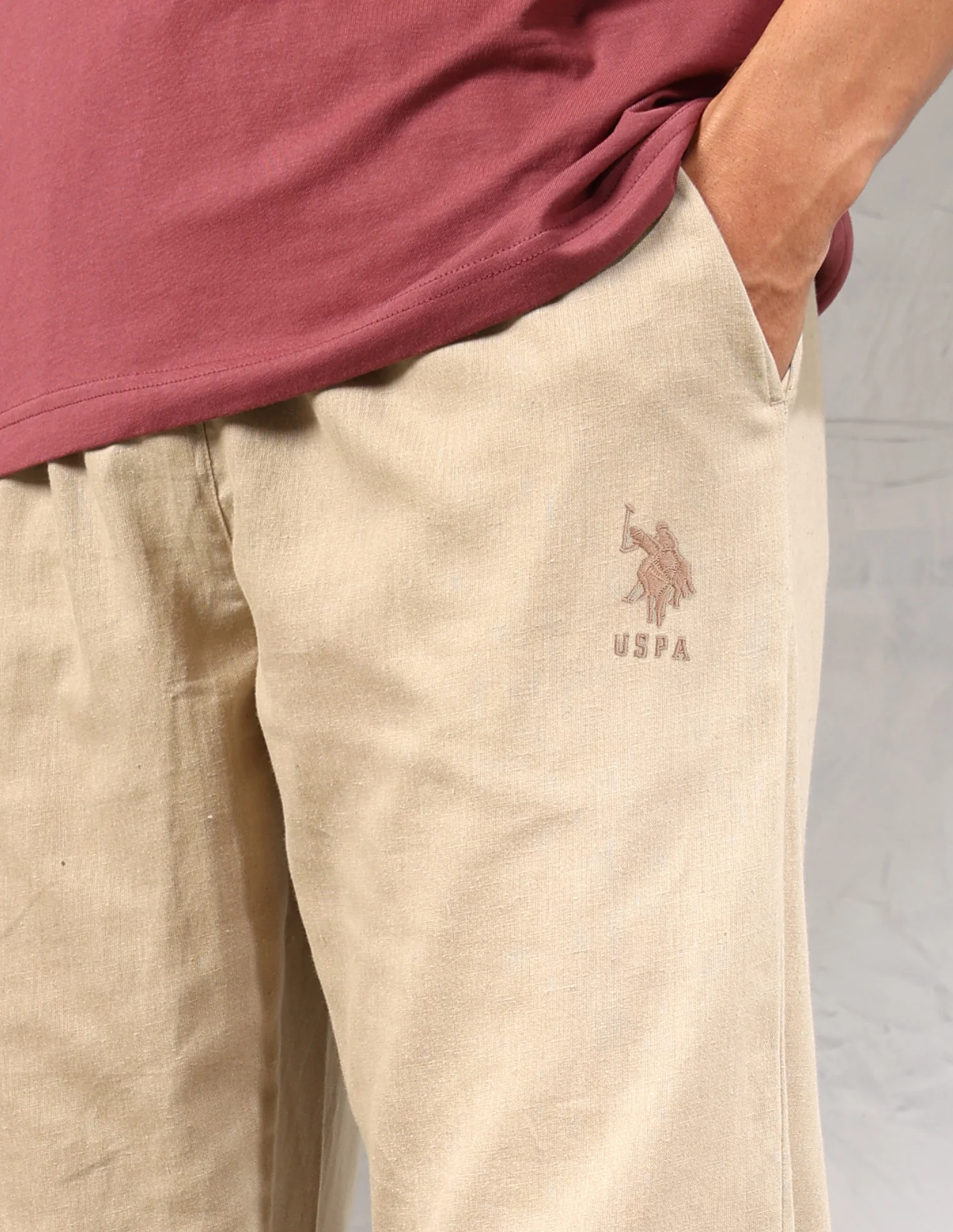 Relaxed Fit Cotton Linen OELP8 Lounge Pants - Pack Of 1 - Image 7