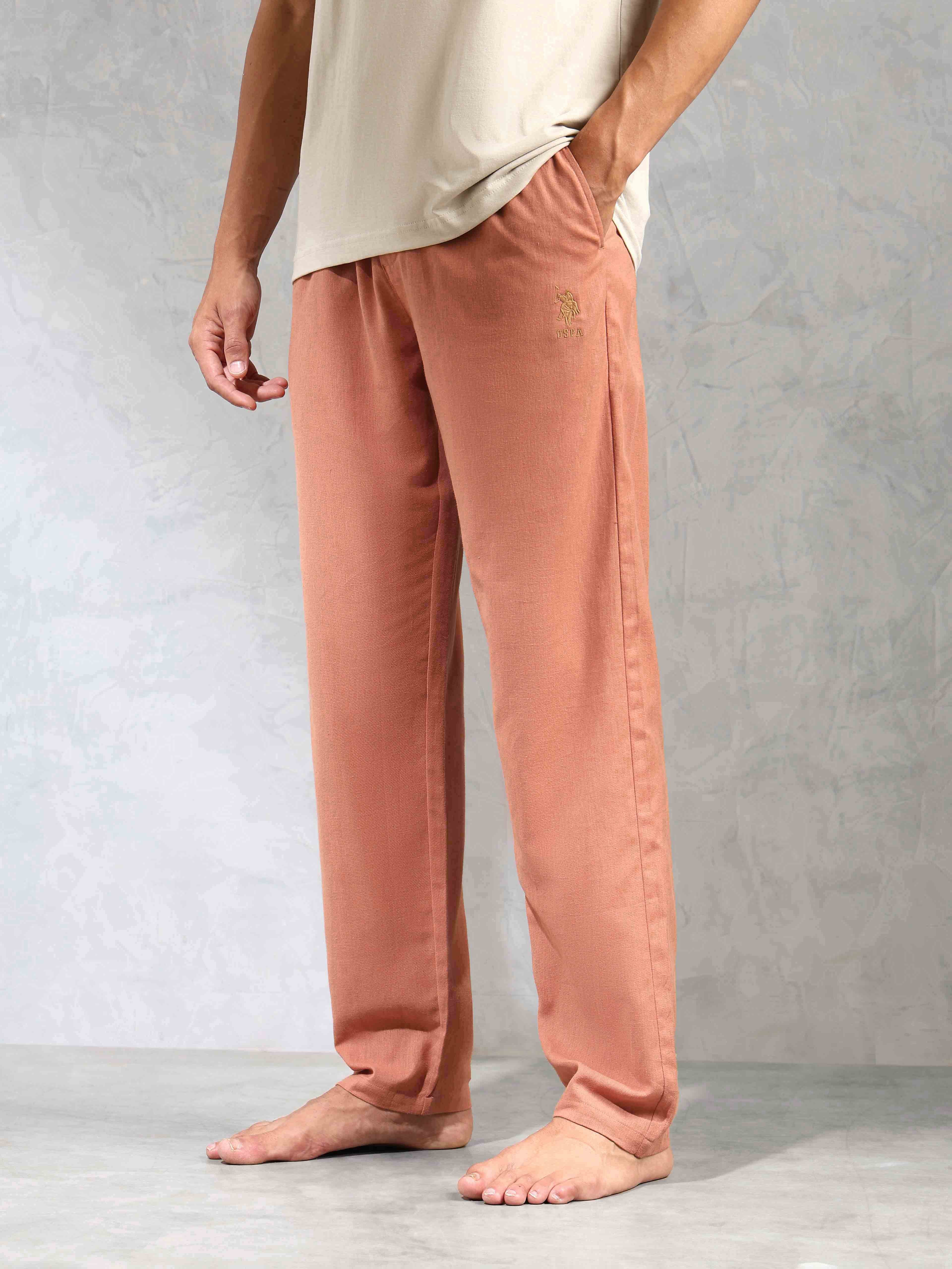 Relaxed Fit Cotton Linen OELP8 Lounge Pants - Pack Of 1 - Image 4